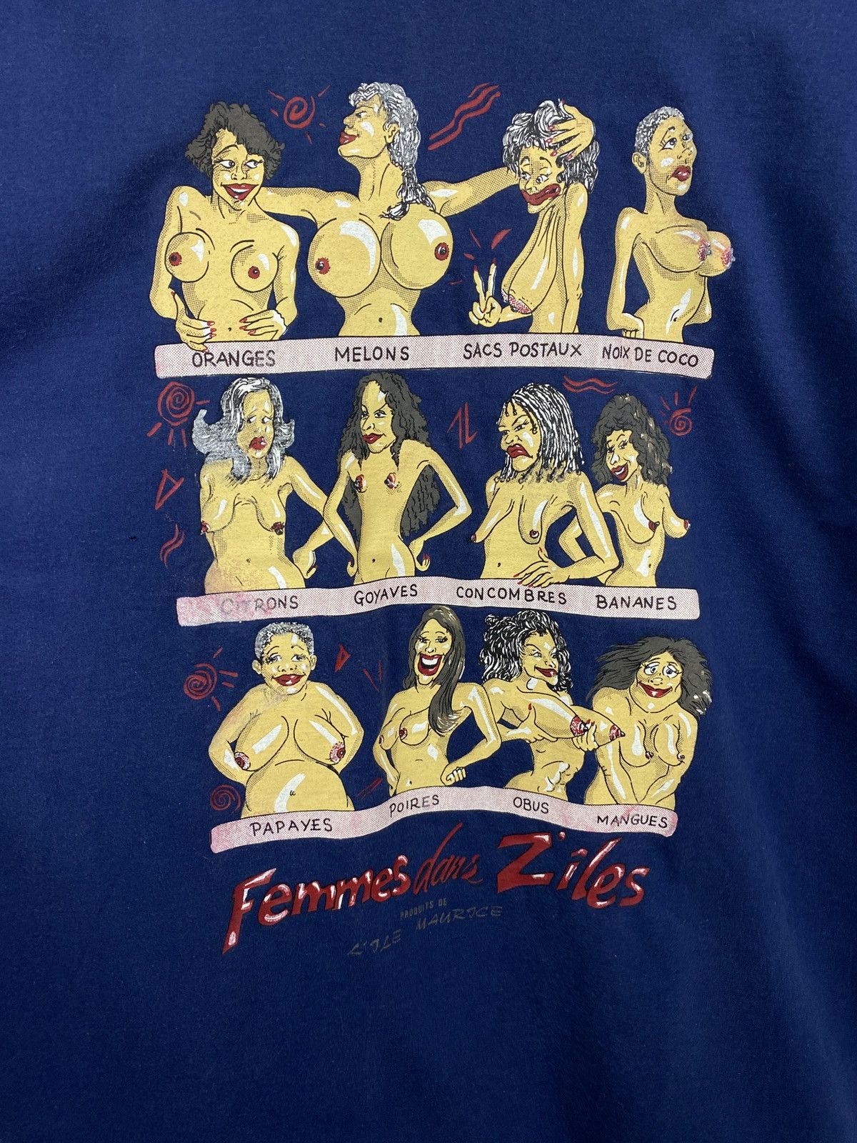 🇺🇸 Vintage 90s Porno Humor Tits Boobs Pornography T-shirt Y2K - Short  Sleeve T Shirts