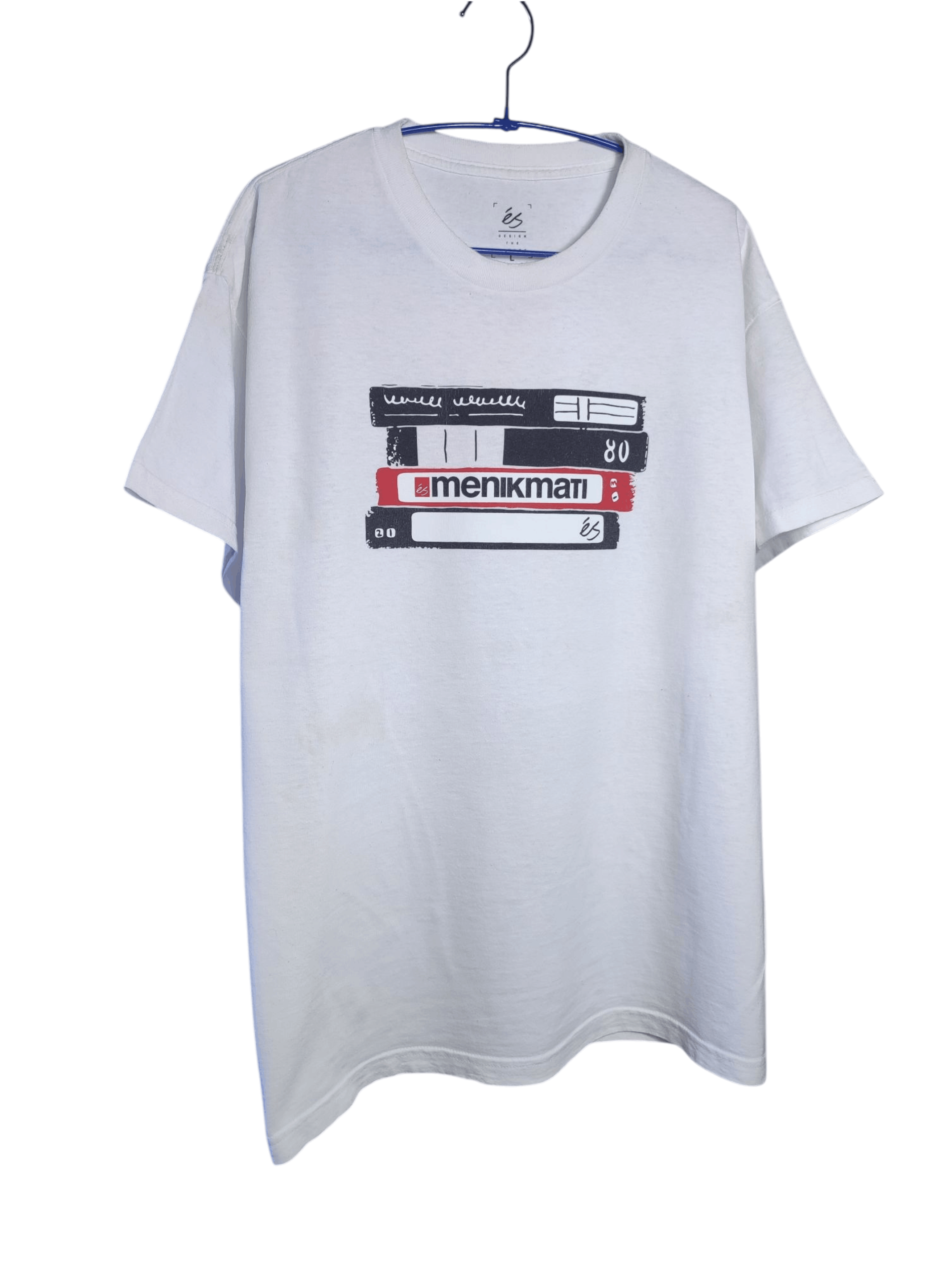 Vintage eS Menikmati Graphic T-Shirt Skate Vintage 2000 Streetwear Size US L / EU 52-54 / 3 - 3 Thumbnail