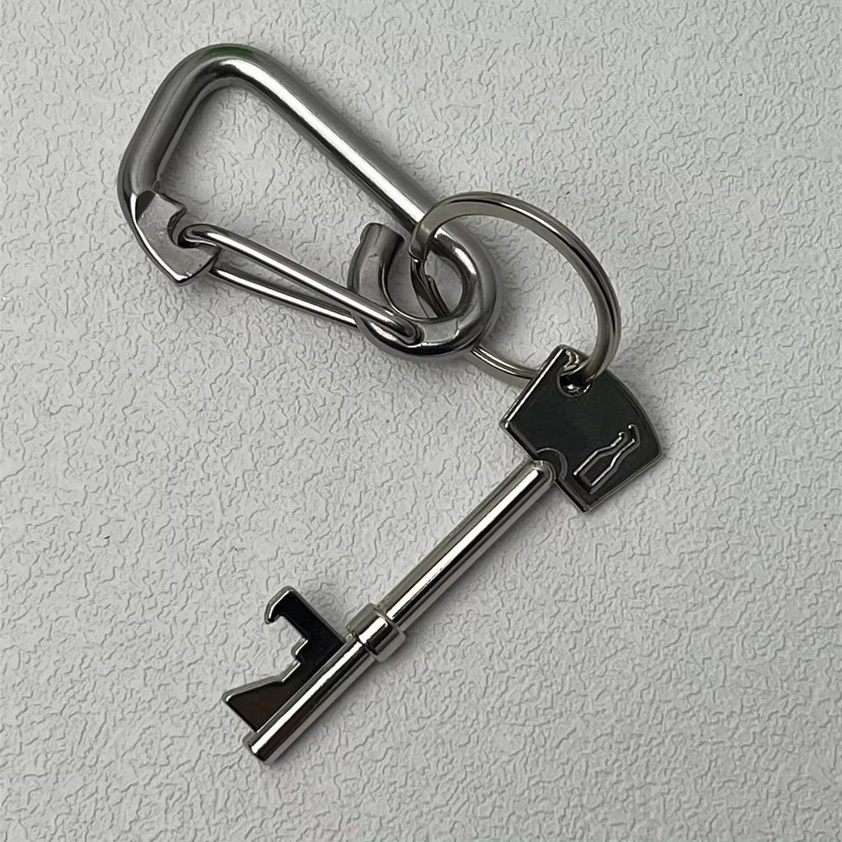 Other Silver Carbiner & Bottle Opener Pendant Keychain Size ONE SIZE - 1 Thumbnail