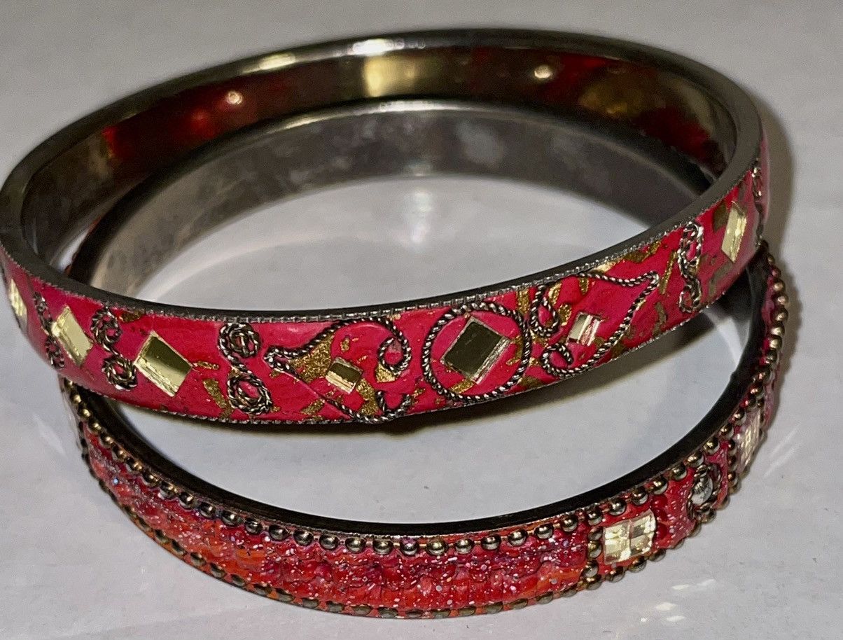 Vintage Vintage 70’s Bali Embellished Bangles Size ONE SIZE - 8 Thumbnail