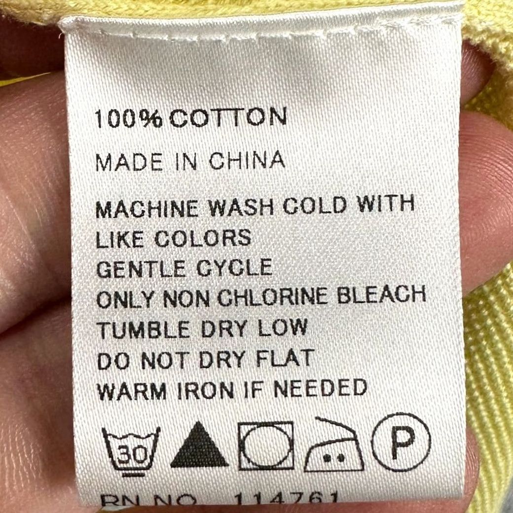 Vintage Crittenden Sweater Mens Small Yellow Fine Knit Pullover Polo Short Sleeve Knit Style Casual Outdoor Walking Button Pullover Size US S / EU 44-46 / 1 - 5 Thumbnail