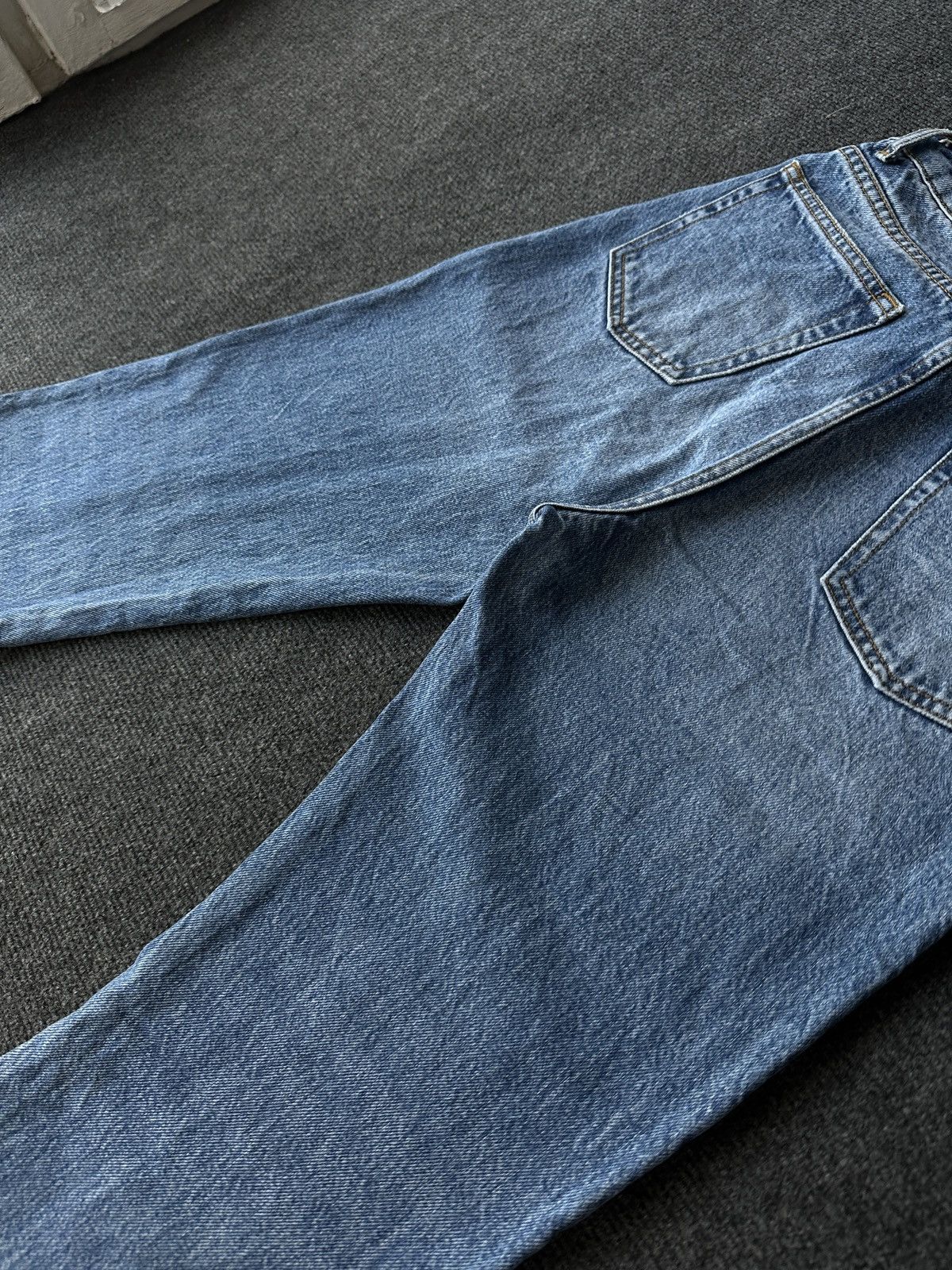 Sandro FLARED BOOTCUT 🚨 SANDRO WOMEN RARE BLUE DENIM PANTS Size 26" / US 2 / IT 38 - 11 Thumbnail