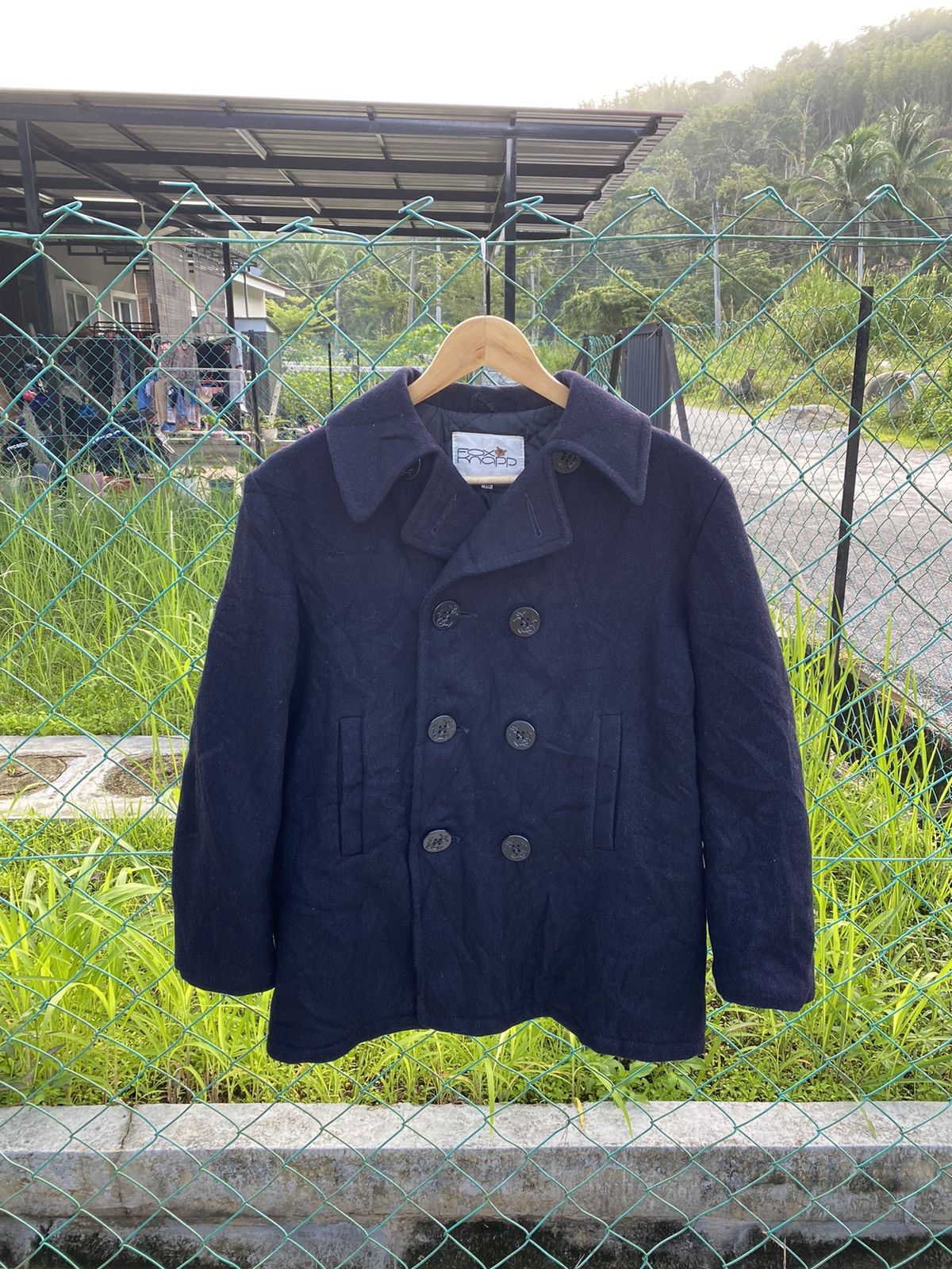 Vintage AW Vintage Fox Knapp peacoat jacket Size M / US 6-8 / IT 42-44 - 1 Thumbnail