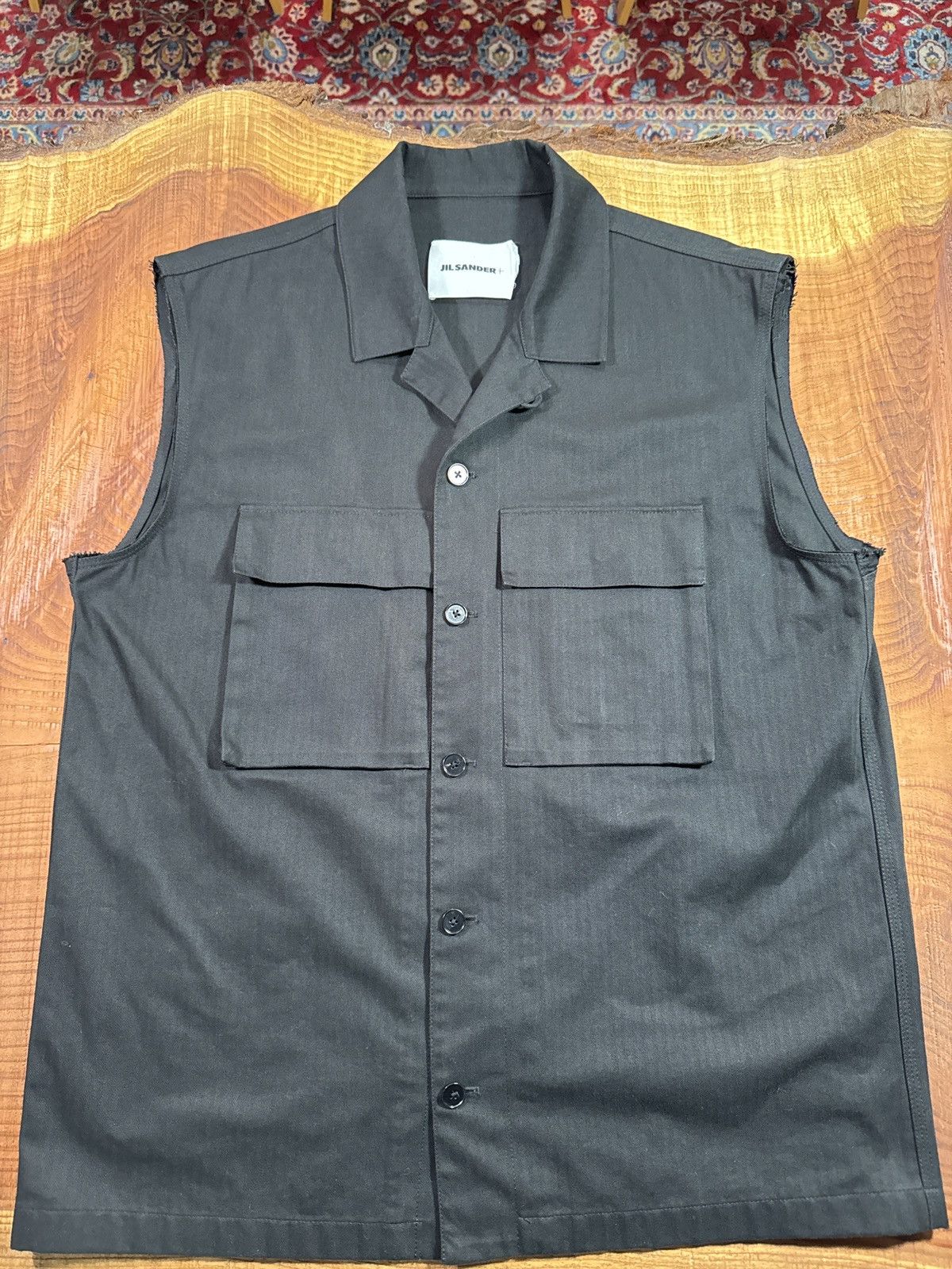 Jil Sander Jil sander vest with pockets Size US L / EU 52-54 / 3 - 1 Thumbnail