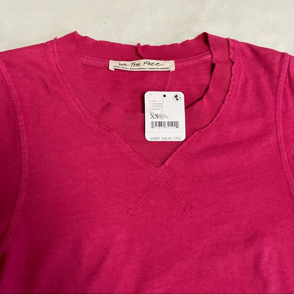Free People NWT New $58 Free People Clover Top Rose Hypnotic Size XS Size XS / US 0-2 / IT 36-38 - 9 Thumbnail