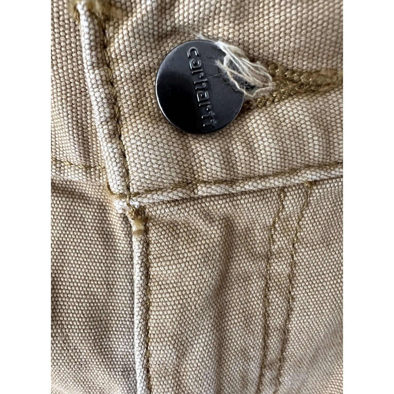 Carhartt VINTAGE Carhartt Double Knee Duck Work Pants Relaxed Fit 40 x 30 Beige RARE Mens Carhartt Pants Carpenter Workwear Size US 40 / EU 56 - 6 Thumbnail
