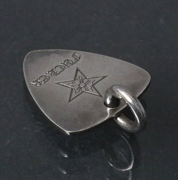 Chrome Hearts Chrome hearts silver Fucker guitar pick pendant Size ONE SIZE - 5 Thumbnail