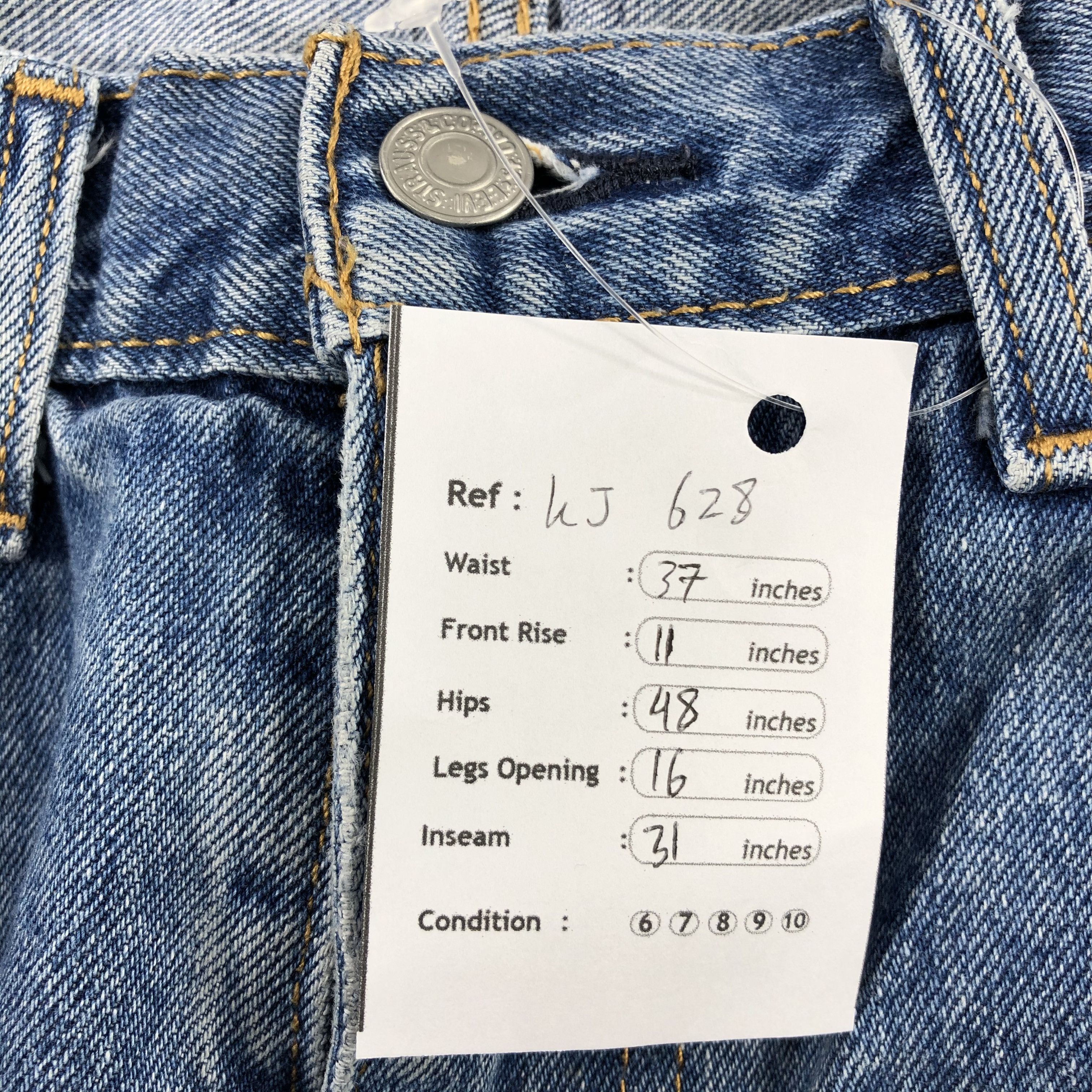 Levi's Vintage Levis 505 Jeans Faded Blue Medium Wash Denim Size US 36 / EU 52 - 13 Thumbnail