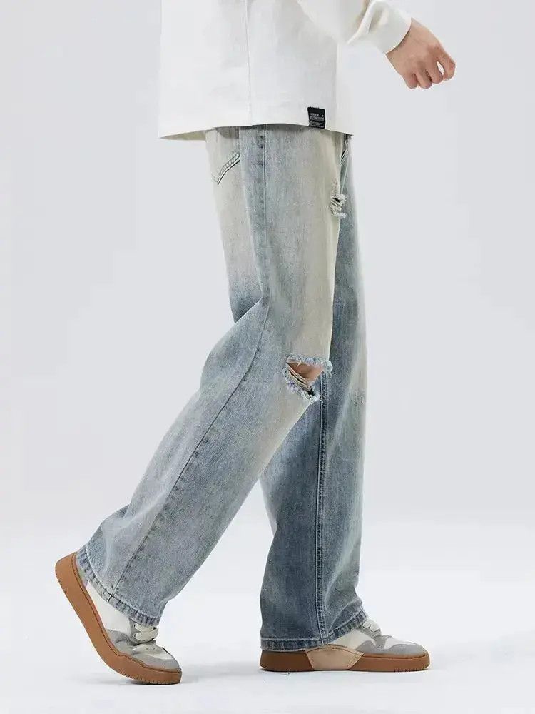Japanese Brand American Ripped High Street Vintage Jeans Size US 30 / EU 46 - 6 Thumbnail
