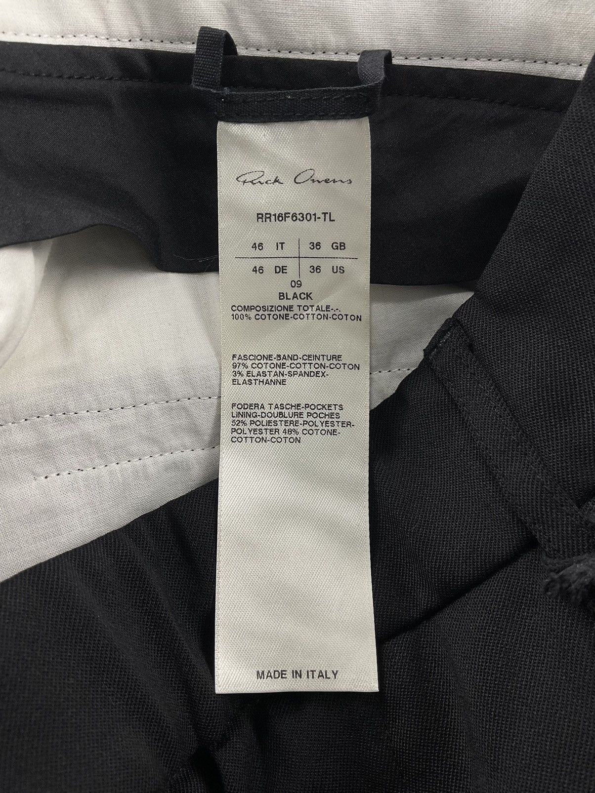 Rick Owens Rick Owens F/W'16 Tailored Cargo Pants Size US 30 / EU 46 - 16 Thumbnail
