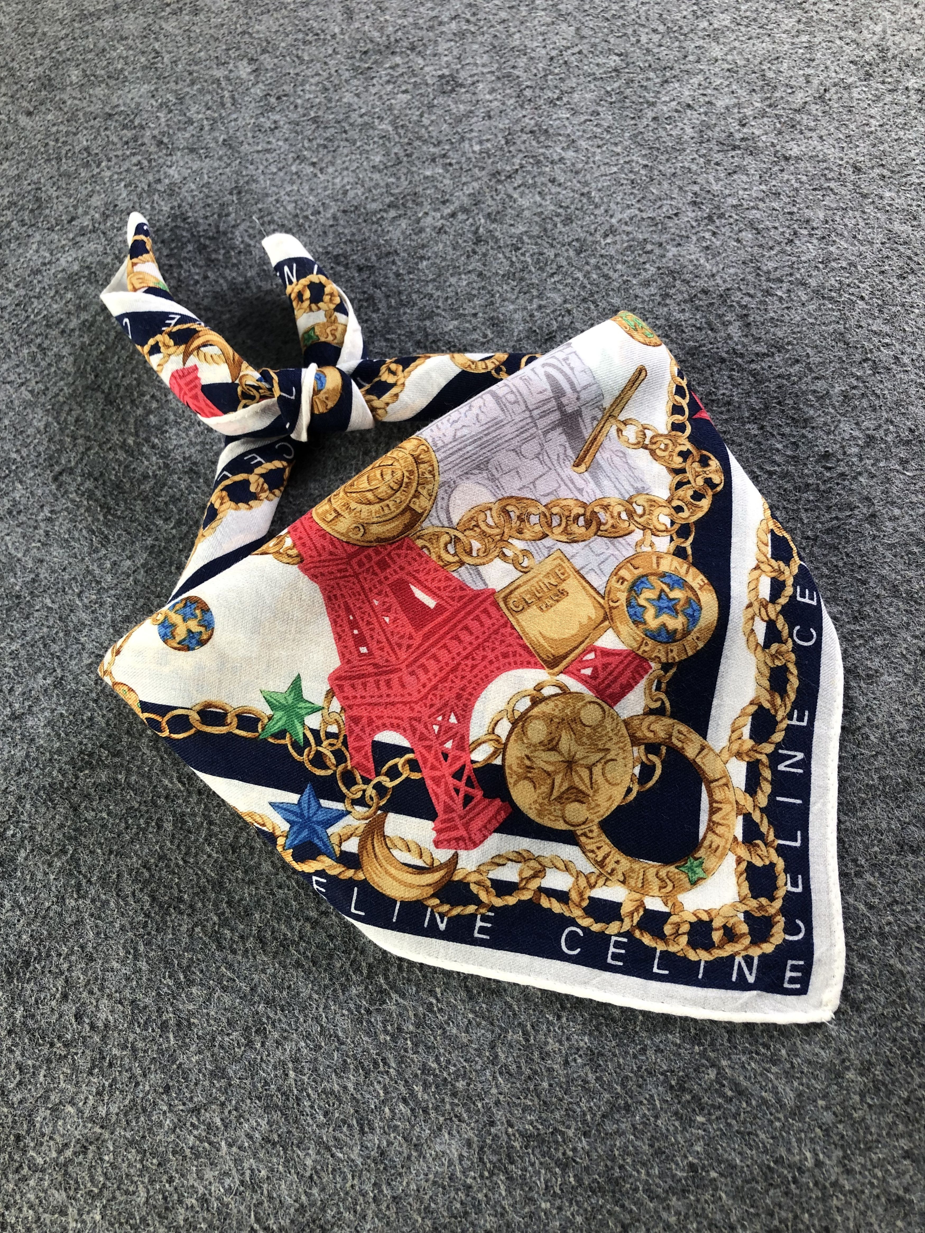 Celine Celine Handkerchief / Bandana / Neckerchief C410 Size ONE SIZE - 1 Thumbnail