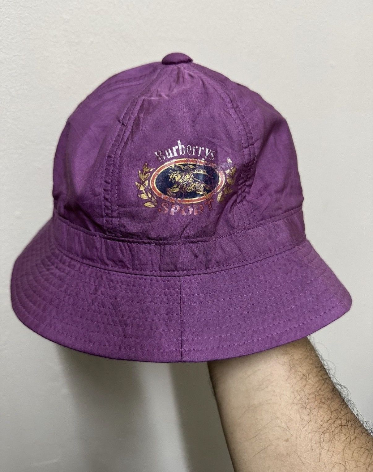 Japanese Brand 90’s Burberry Hat Size ONE SIZE - 1 Thumbnail
