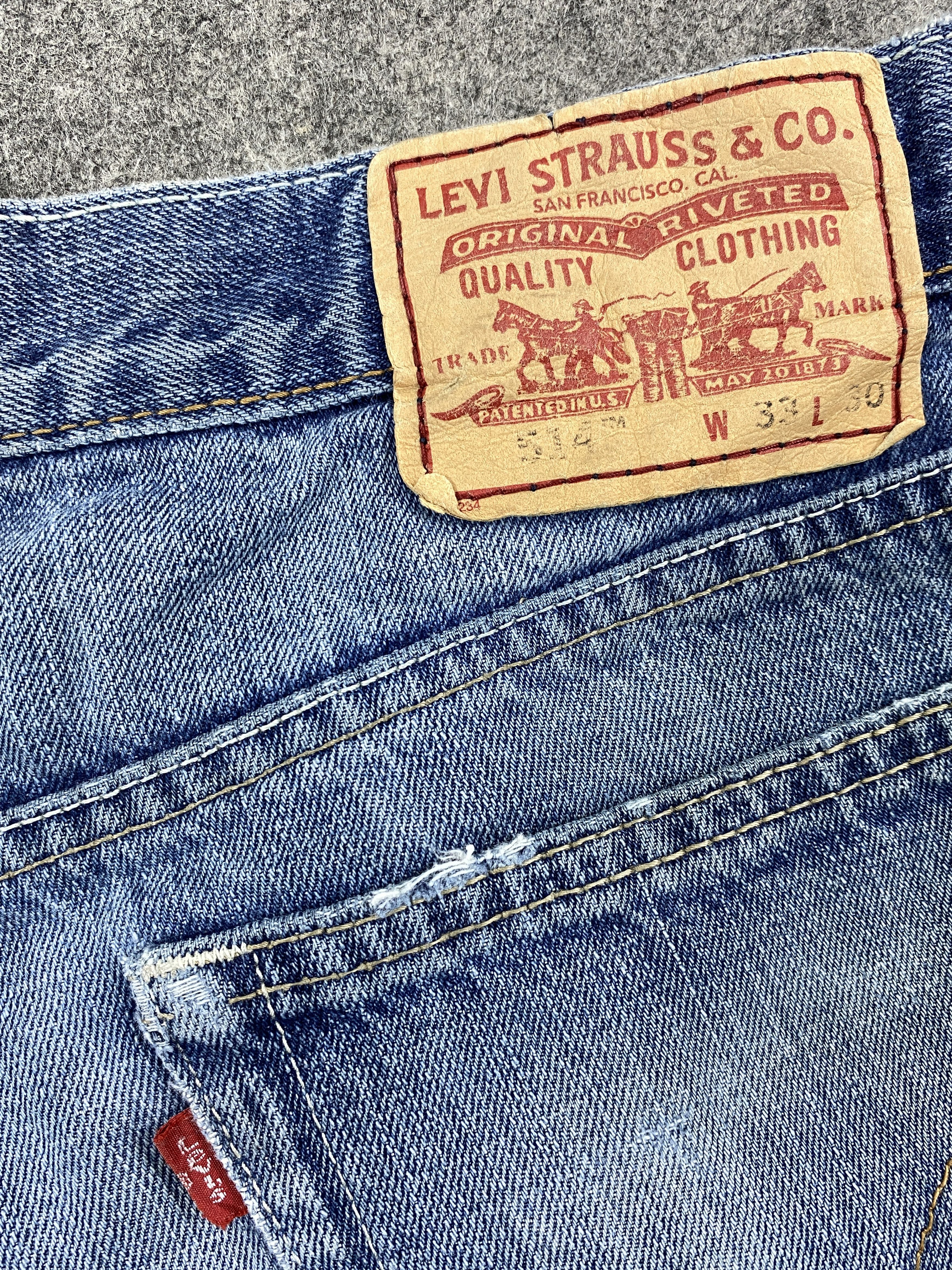 Levi's Distressed Blue Vintage Levi's 514 34x30 Denim -JN1466 Size US 34 / EU 50 - 10 Thumbnail
