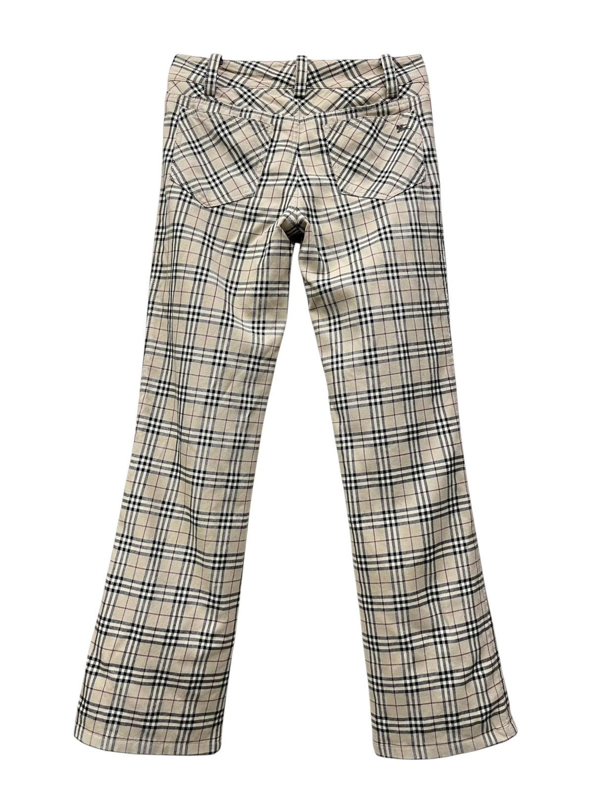 Burberry Vintage Burberry Blue Label Iconic Nova Check Wool Pants Size 27" / US 4 / IT 40 - 3 Thumbnail