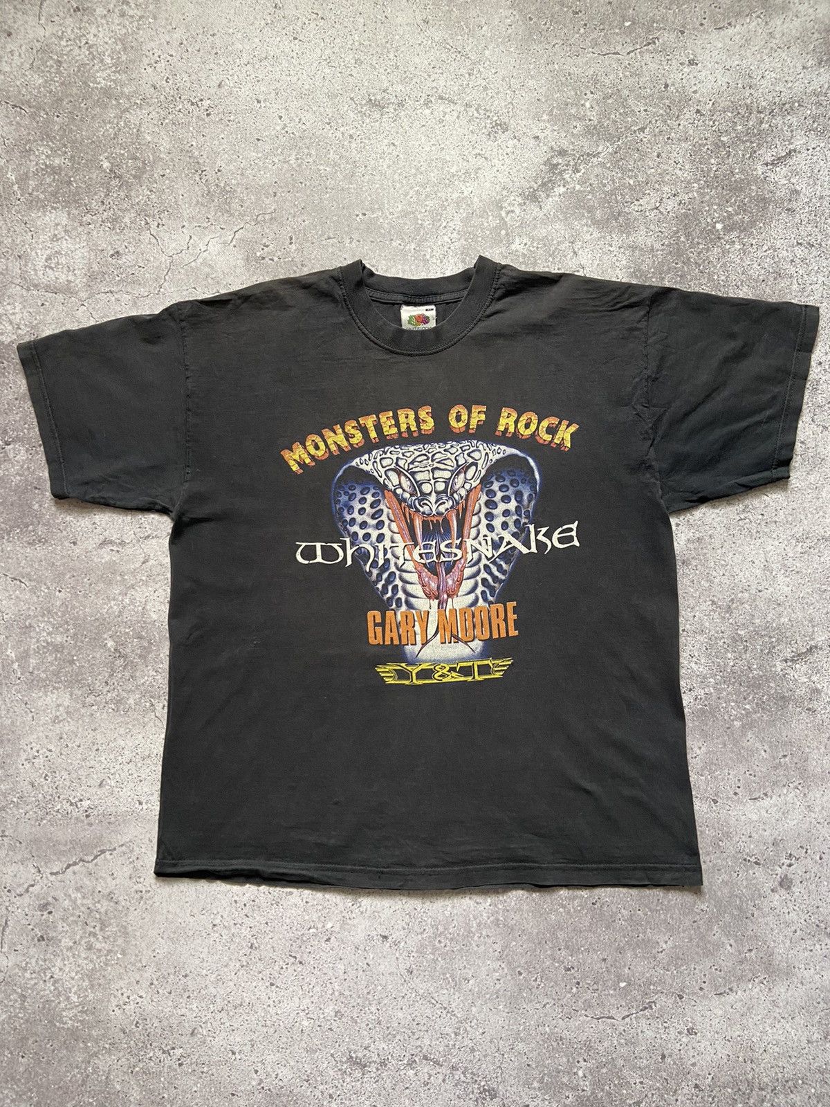 Band Tees × Vintage Vintage 2003 Whitesnake Faded Band Tour T Shirt XL Size US XL / EU 56 / 4 - 1 Thumbnail