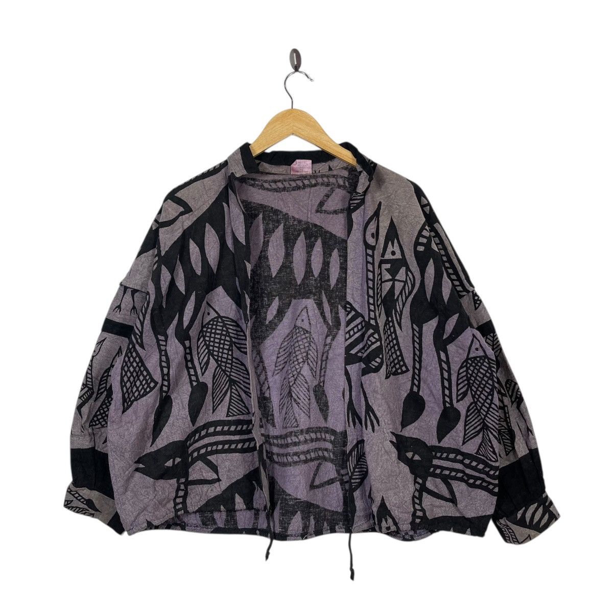Maurice Lacroix Ann Maurice Vintage Abstract Tribal Print Cotton Lightweight Size M / US 6-8 / IT 42-44 - 1 Thumbnail