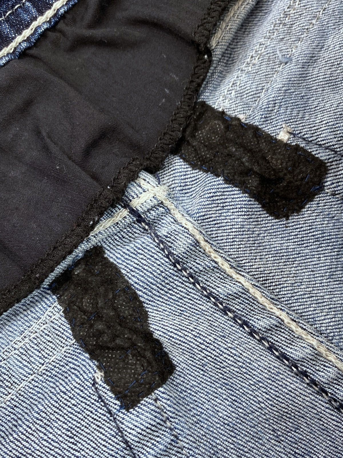 Miss Me Y2K Vintage Miss Me Distressed Studded Bermuda Denim Shorts Size 29" - 12 Thumbnail