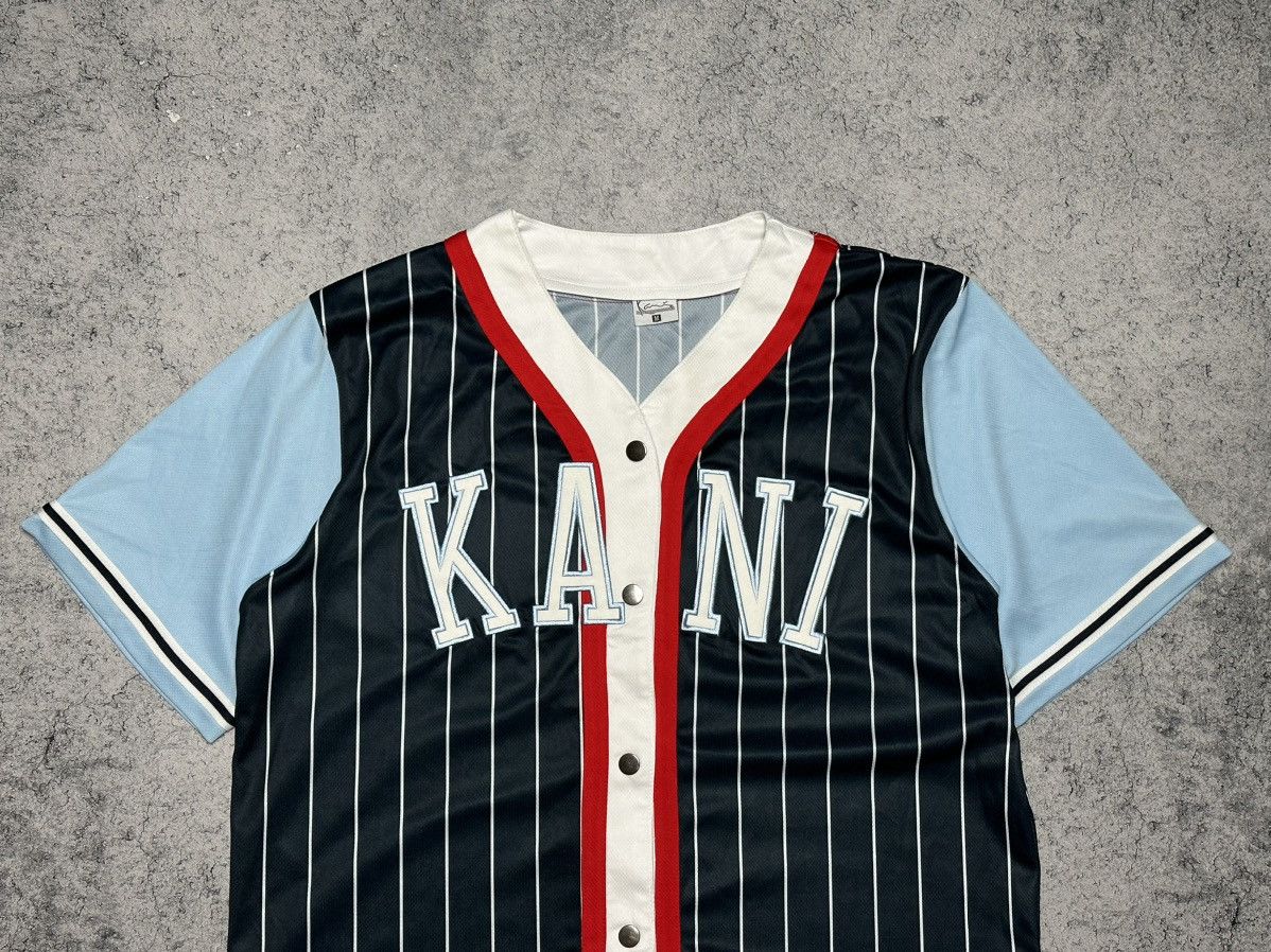 Karl Kani Karl Kani Striped Baseball Jersey Shirt Size US M / EU 48-50 / 2 - 2 Thumbnail