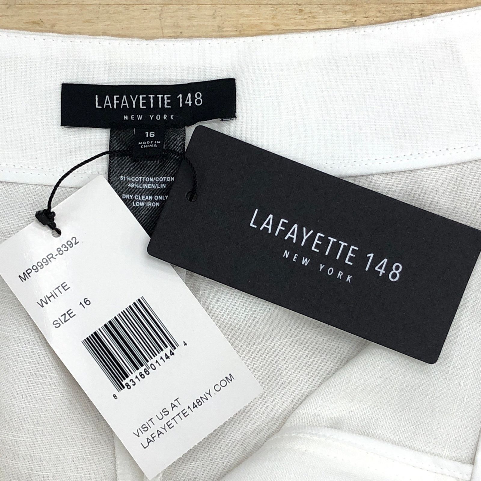 Lafayette 148 Lafayette 148 Size 16 Pants Wide Split Leg Cropped TINY FLAW Size 38" / US 16 / IT 52 - 11 Thumbnail