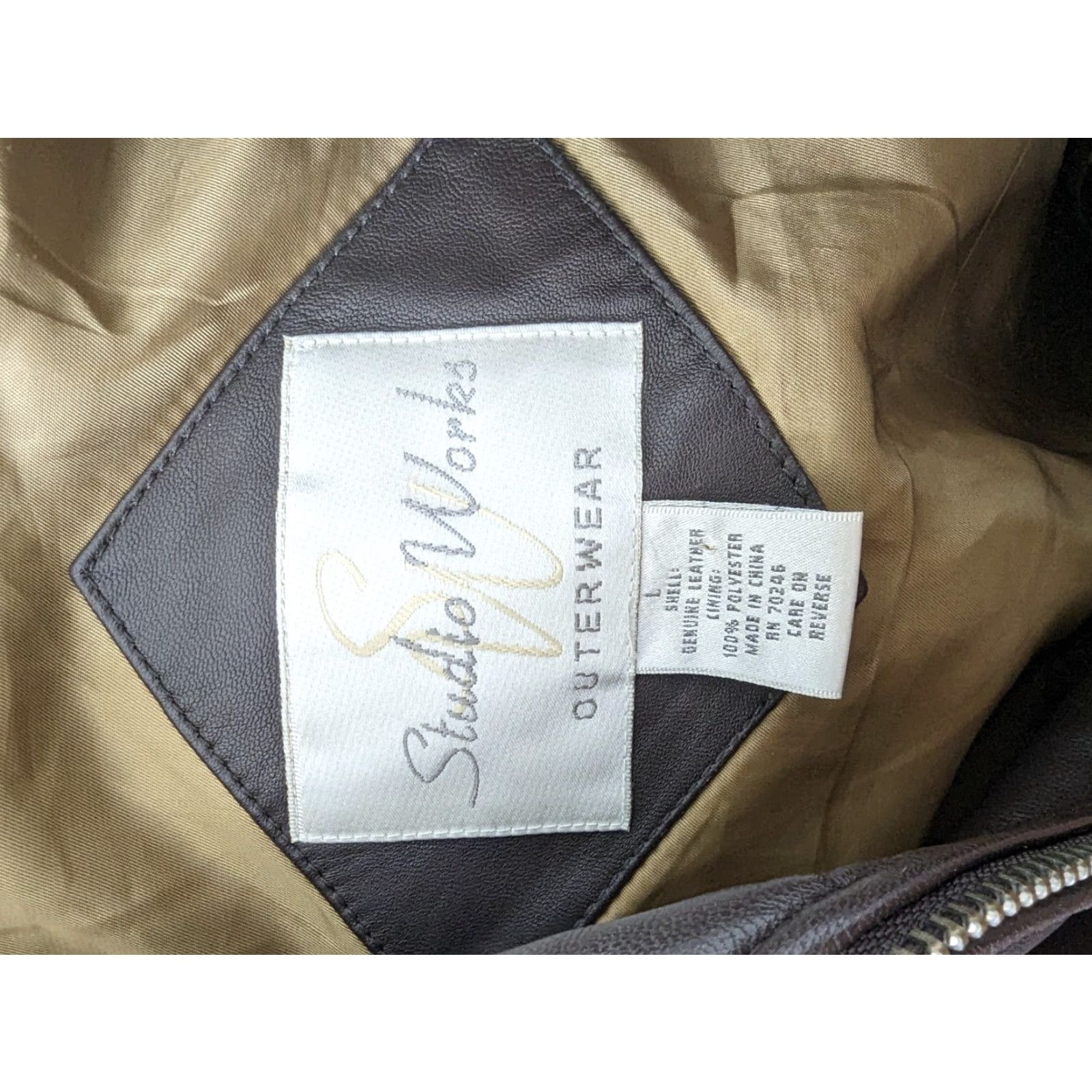 Vintage VINTAGE Brown Soft Leather Moto Biker Motorcycle Full Zip Women's Large Jacket Size L / US 10 / IT 46 - 4 Thumbnail