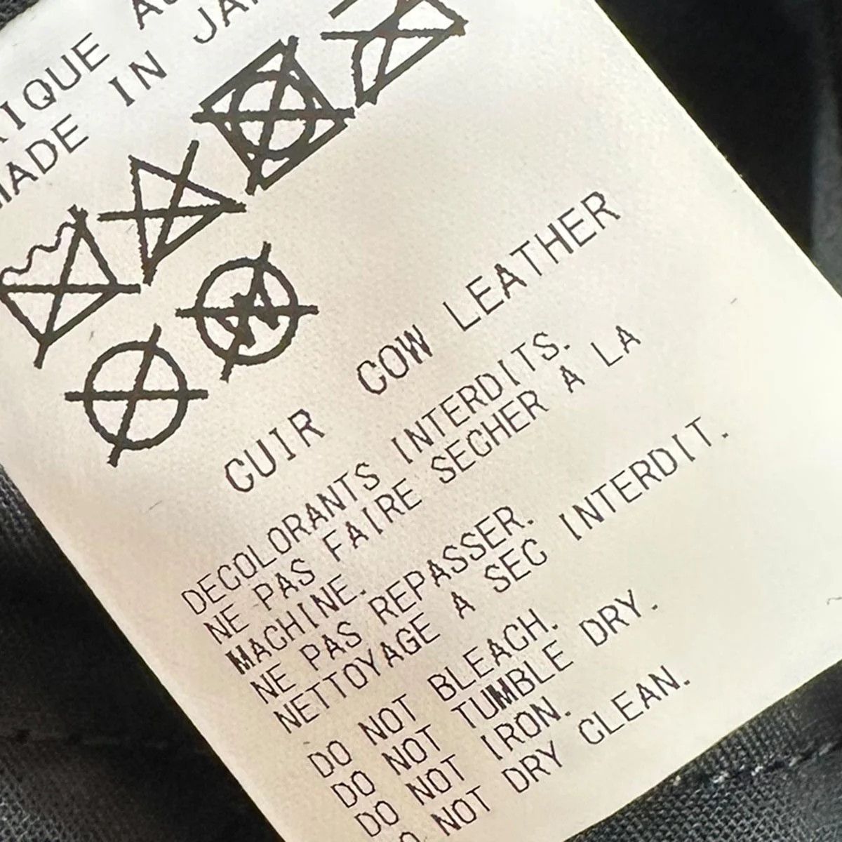 Yohji Yamamoto Logo Leather Tote Bag Size ONE SIZE - 5 Thumbnail