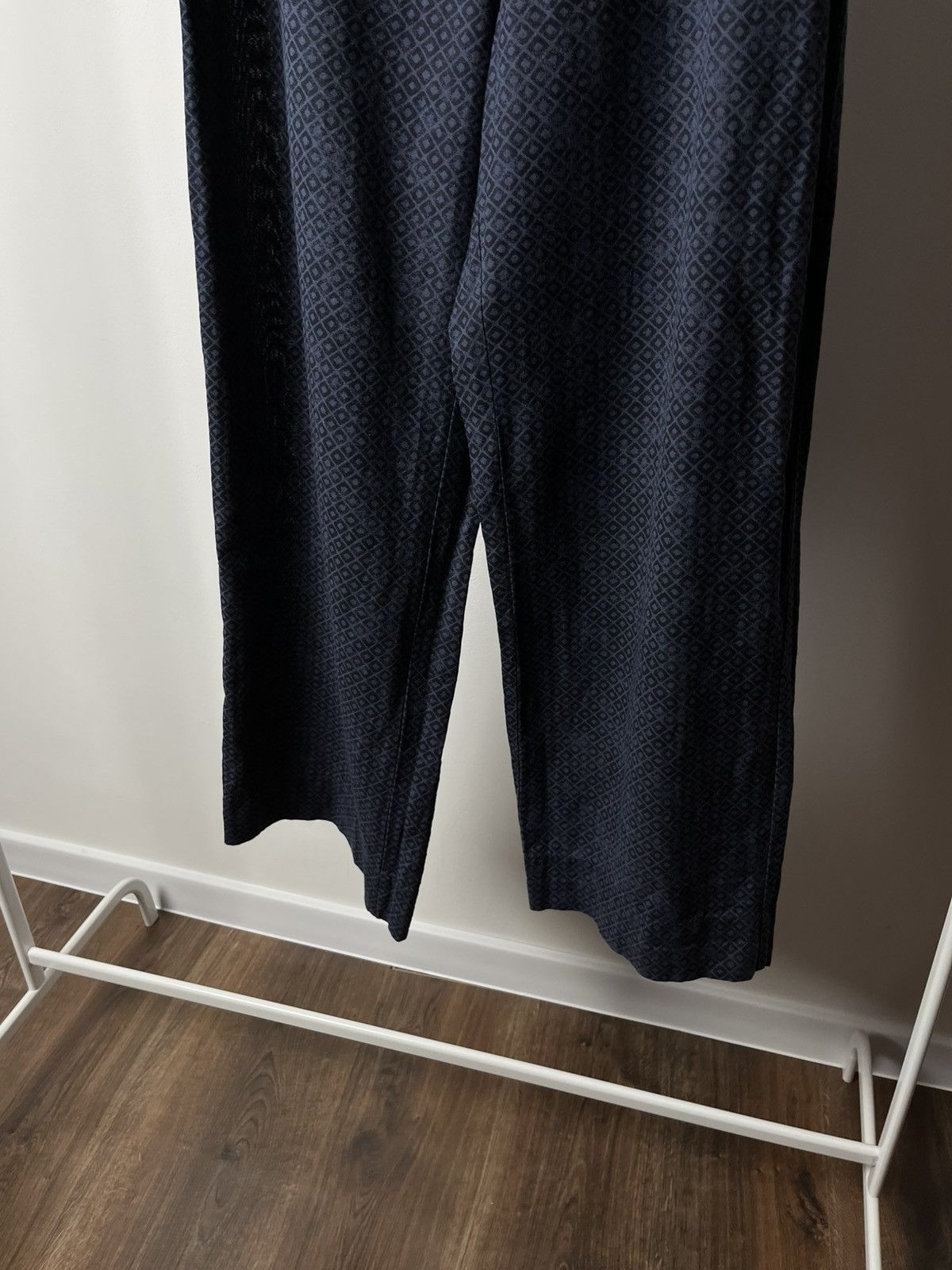 Other Gudrun Sjoden Wide Leg Linen Cotton Pants Navy Patterned S Size 27" / US 4 / IT 40 - 3 Thumbnail