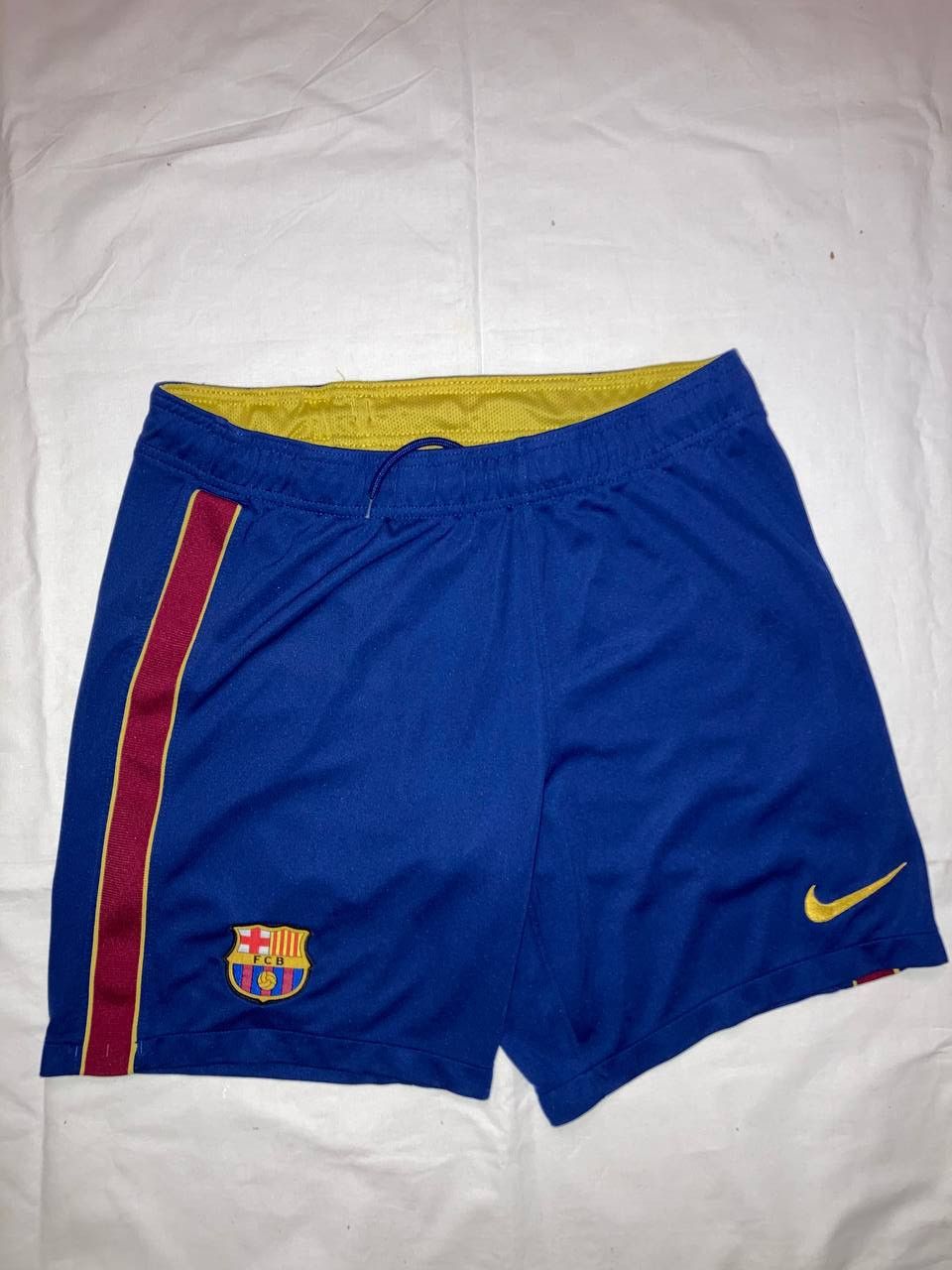 Nike NIKE BARCELONA HOME 2013/2014 FOOTBALL SOCCER SHORTS SIZE M Size US 30 / EU 46 - 4 Thumbnail