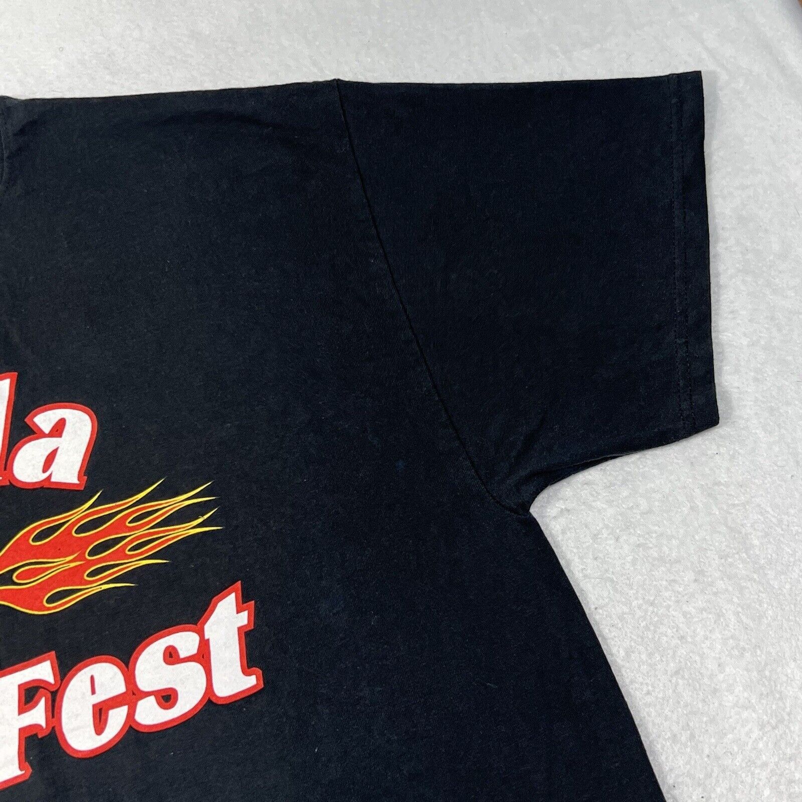 Hanes Vintage Ocala Bike Fest 2006 Black Short Sleeve Graphic Tee Size US XL / EU 56 / 4 - 4 Thumbnail