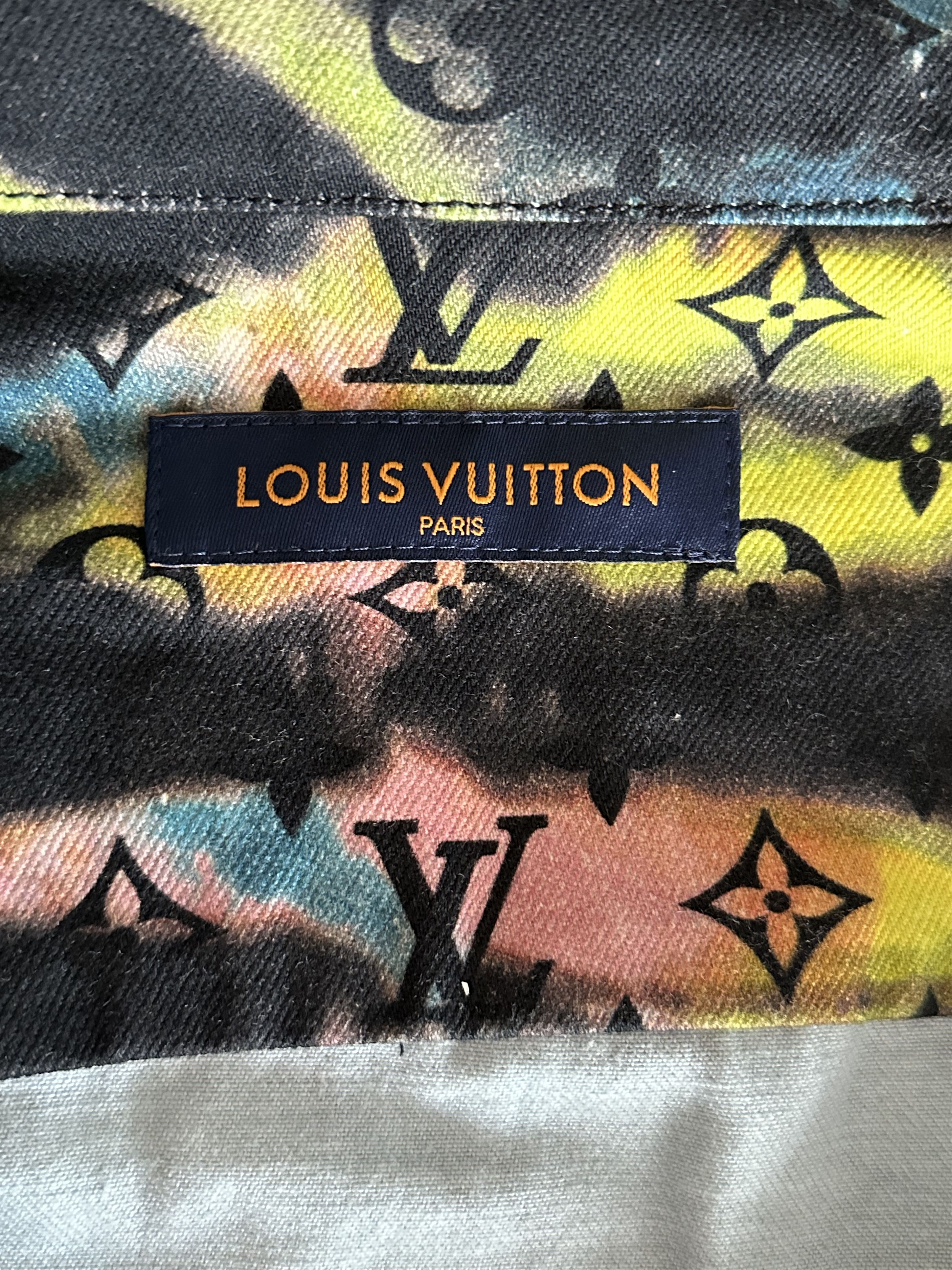 Louis Vuitton Louis Vuitton Multicolor Tie-Dye Monogram Overcoat Size US XL / EU 56 / 4 - 3 Thumbnail