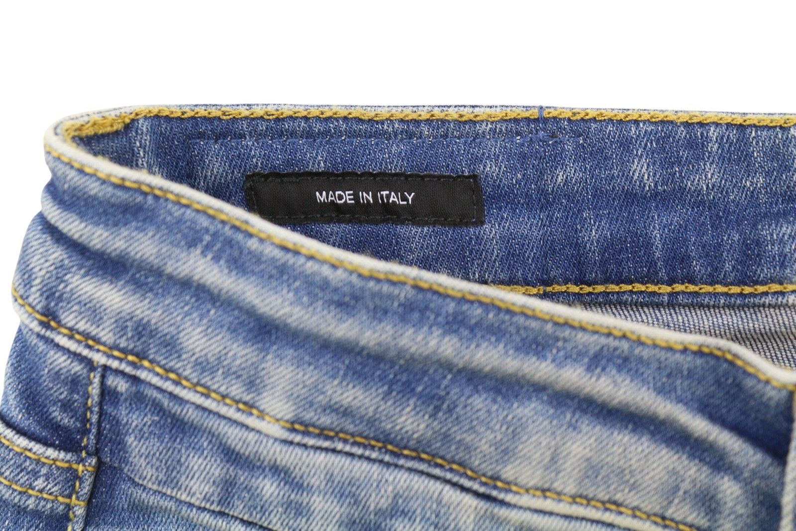R13 BOY SKINNY 27 Blue Faded Ankle Cropped Distress 86323 Size 27" / US 4 / IT 40 - 6 Thumbnail