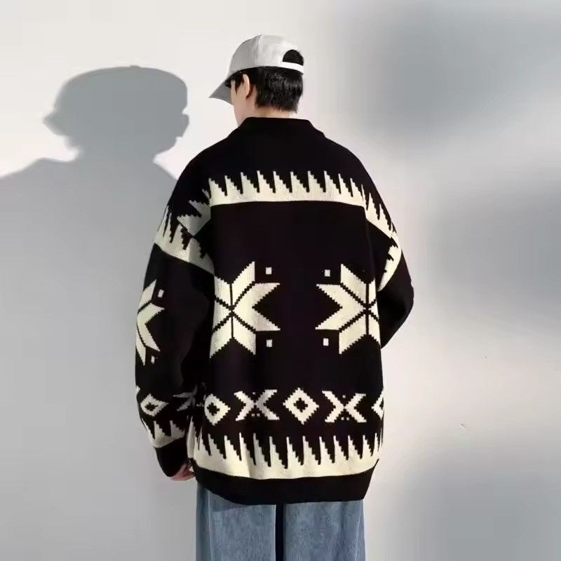 Other Black Thick Zipper Knitted Cardigan Sweater Size US M / EU 48-50 / 2 - 3 Thumbnail