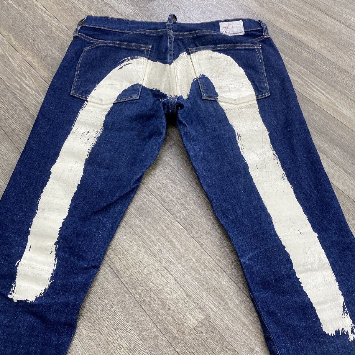 Evisu 2000s Vintage Evisu Daicock Big Logo Japan Denim Jeans Y2K Size US 28 / EU 44 - 3 Thumbnail