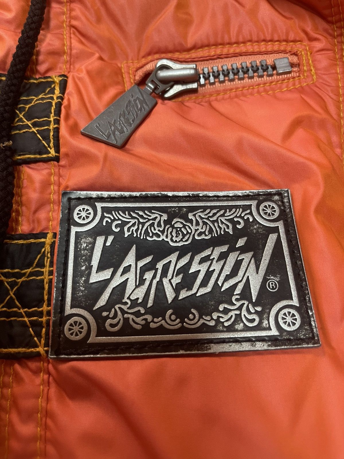 Vintage VINTAGE Y2K RETRO L-AGRESSION RARE ANORAK JACKET SIZE M-L Size US L / EU 52-54 / 3 - 15 Thumbnail