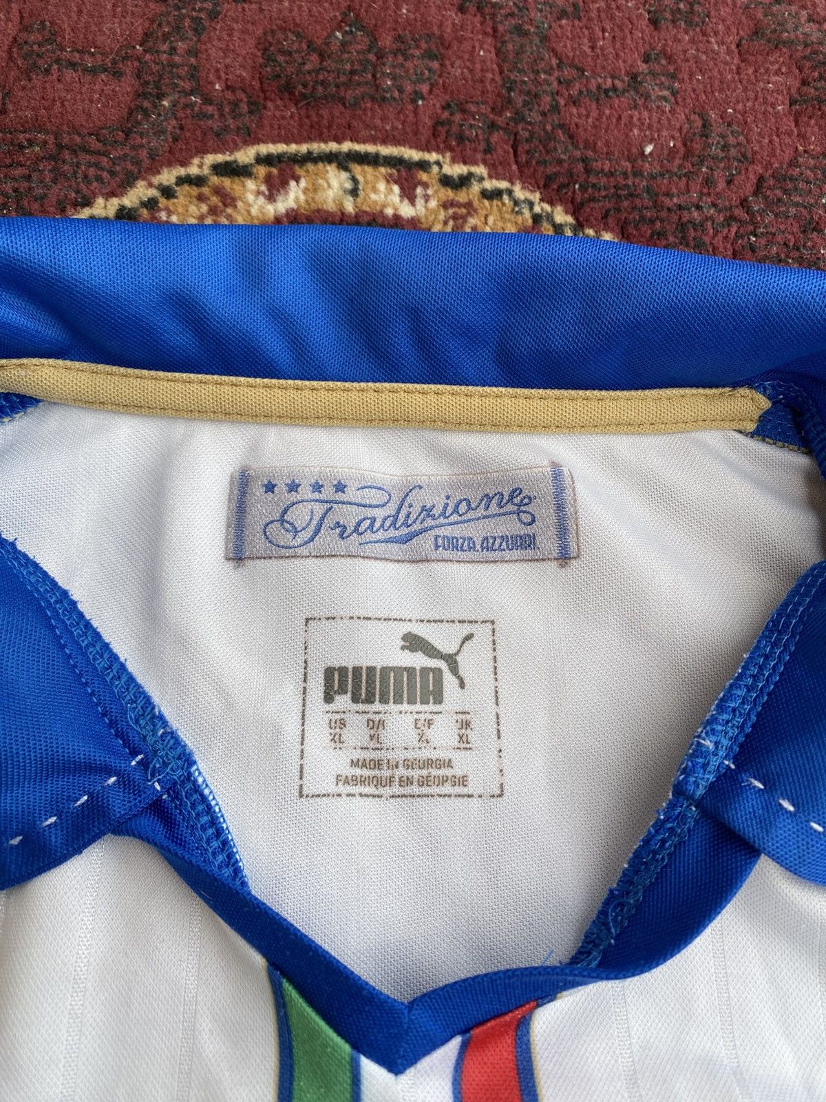 Puma × Vintage Italia Puma Italy 2016/17 football shirt jersey XL soccer Size US XL / EU 56 / 4 - 6 Thumbnail
