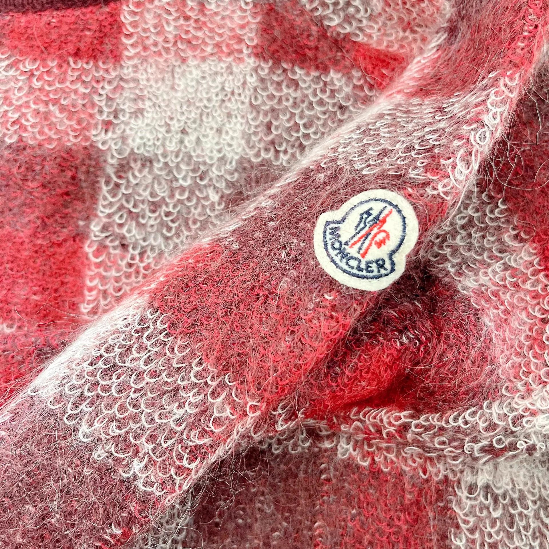 Moncler Moncler red check sweater XS Size XS / US 0-2 / IT 36-38 - 5 Thumbnail