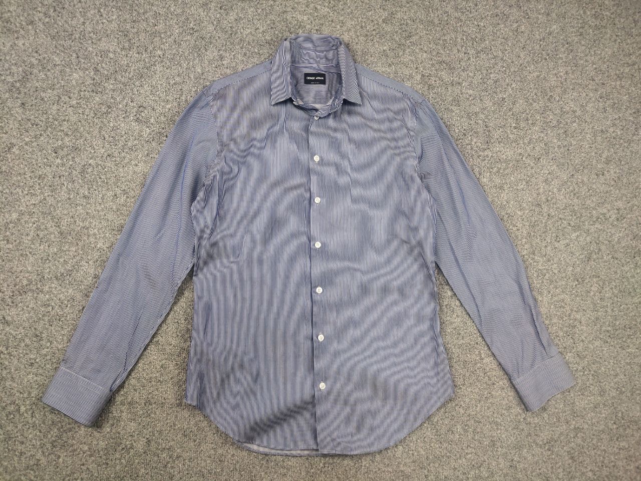 Giorgio Armani Giorgio Armani Italy Design thin stripes Long sleeve shirt Size US M / EU 48-50 / 2 - 2 Thumbnail