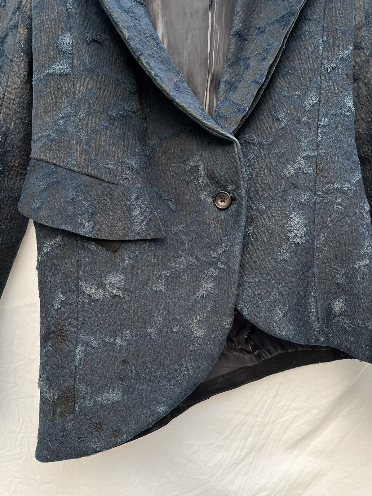 If Six Was Nine If Six Was Nine asymmetric cut leather hair blazer Size 46S - 7 Thumbnail
