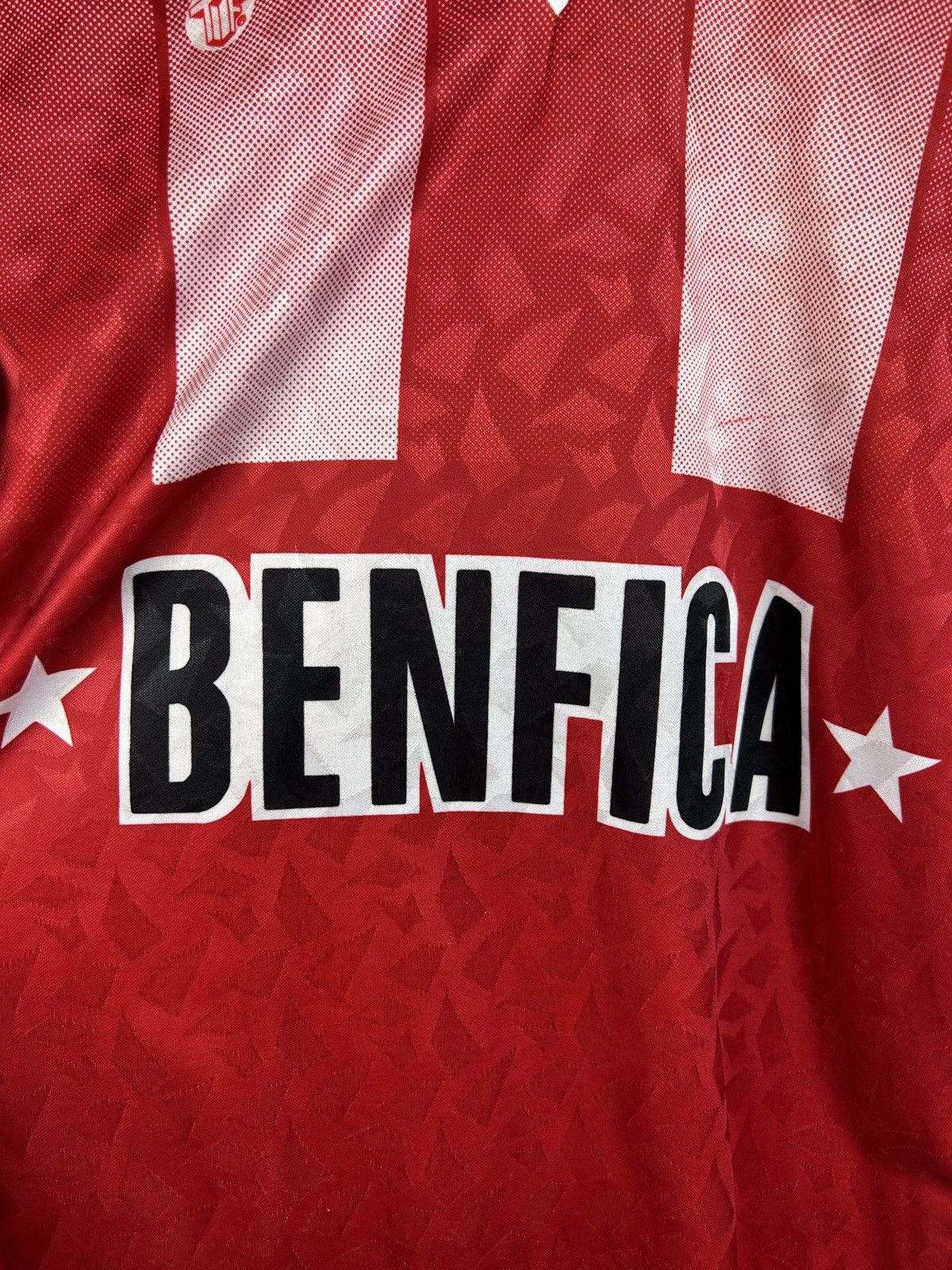 Vintage 90s Vintage SL Benfica Portugal Soccer Jersey In Red Size US M / EU 48-50 / 2 - 3 Thumbnail