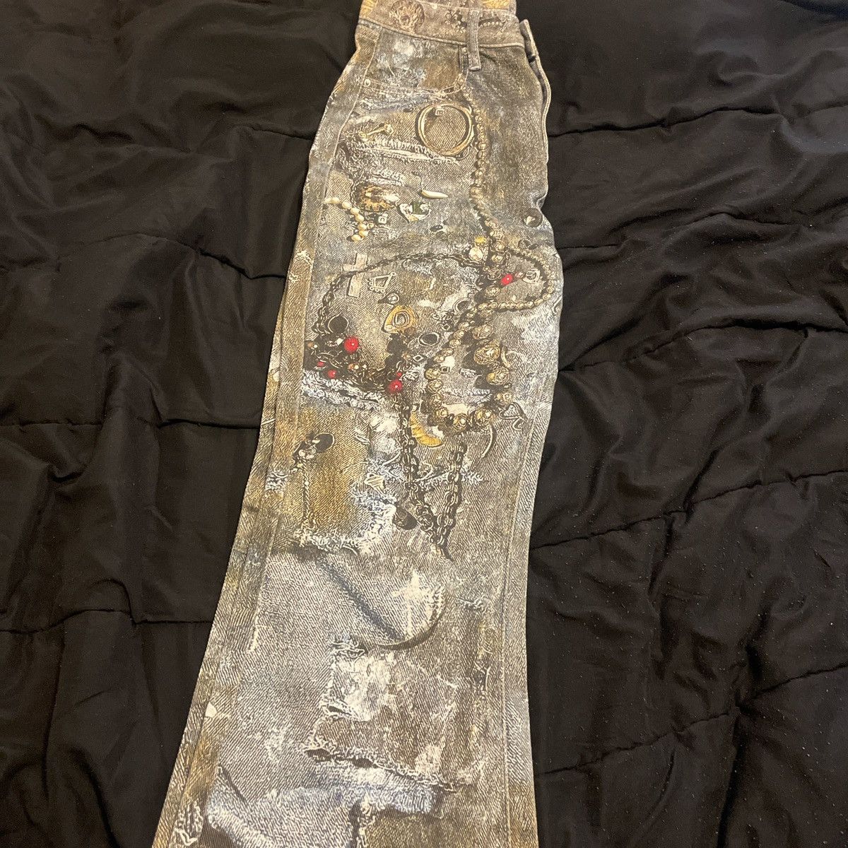 Vintage Baggy flared jeans Size US 29 - 3 Thumbnail