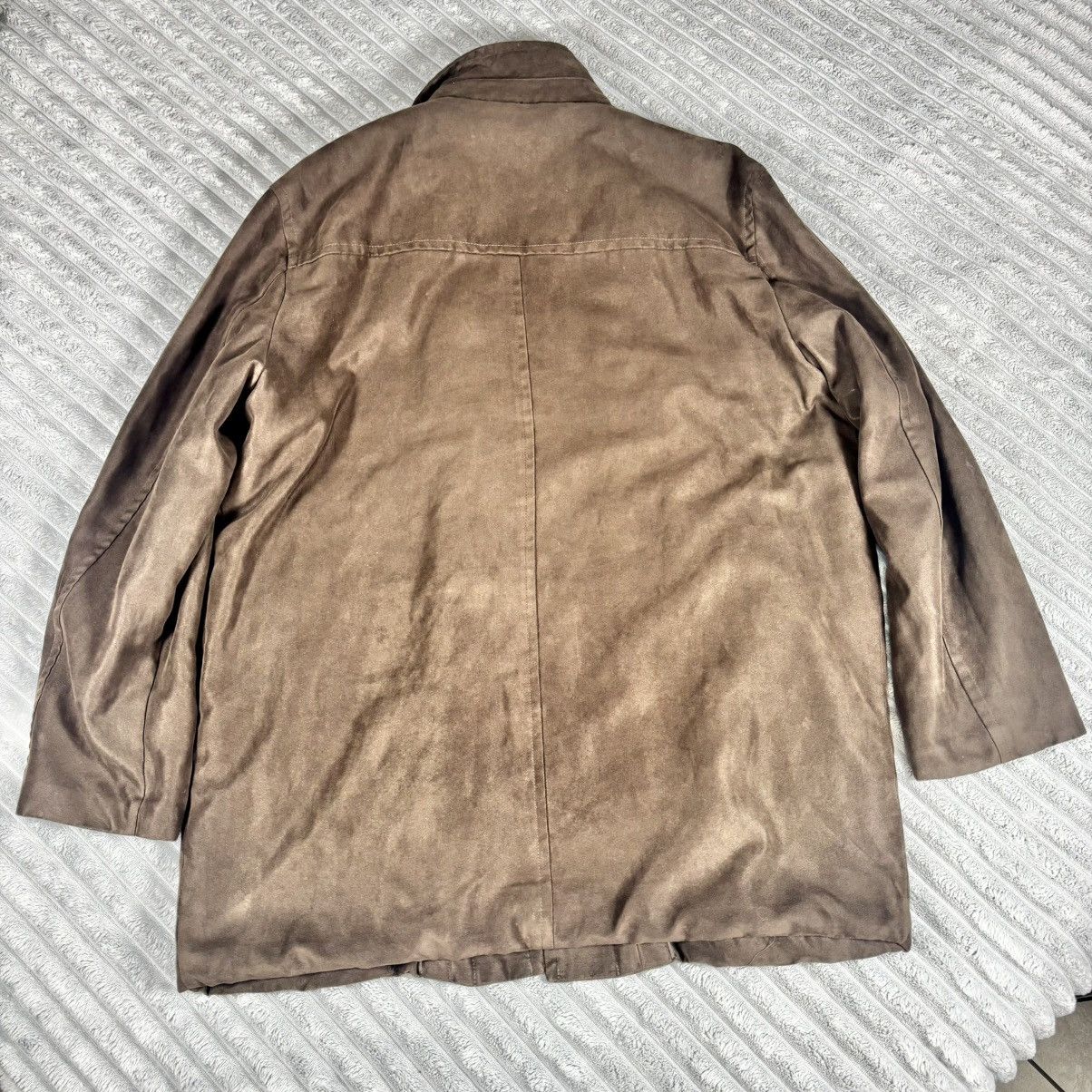 Roundtree & Yorke Roundtree Yorke Men's brown button/ zipper Jacket/Coat Men L Size US L / EU 52-54 / 3 - 11 Thumbnail