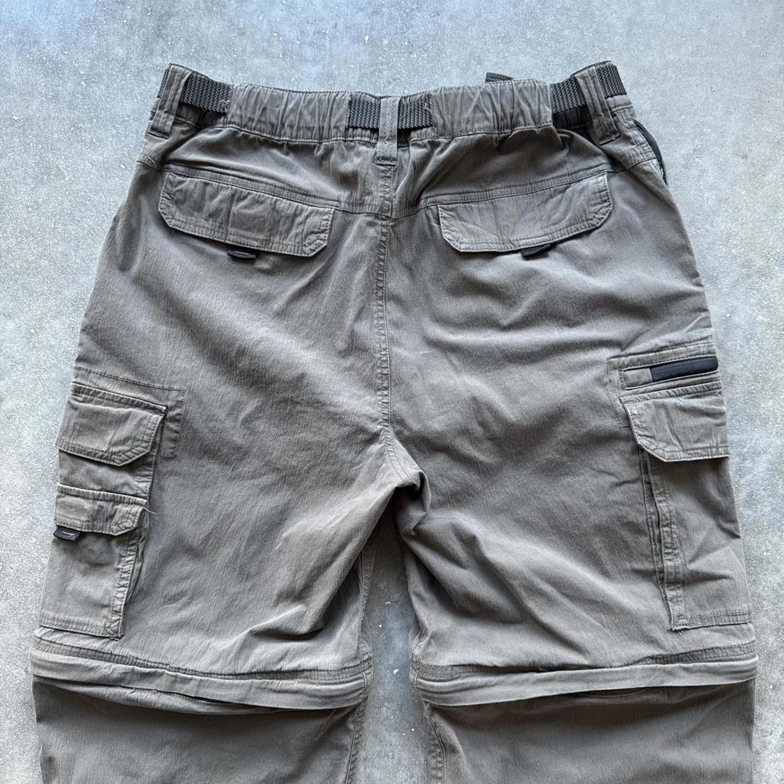 Other Grey And Black Cargo Tactical Pants Turn Into Shorts Size US 34 / EU 50 - 4 Thumbnail