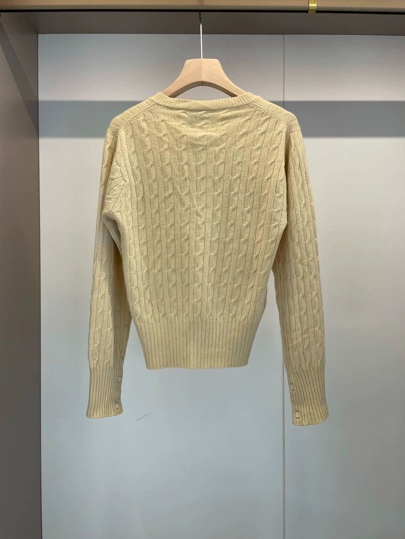 Thom Browne Thom Browne A beige cashmere sweater Size M / US 6-8 / IT 42-44 - 2 Thumbnail
