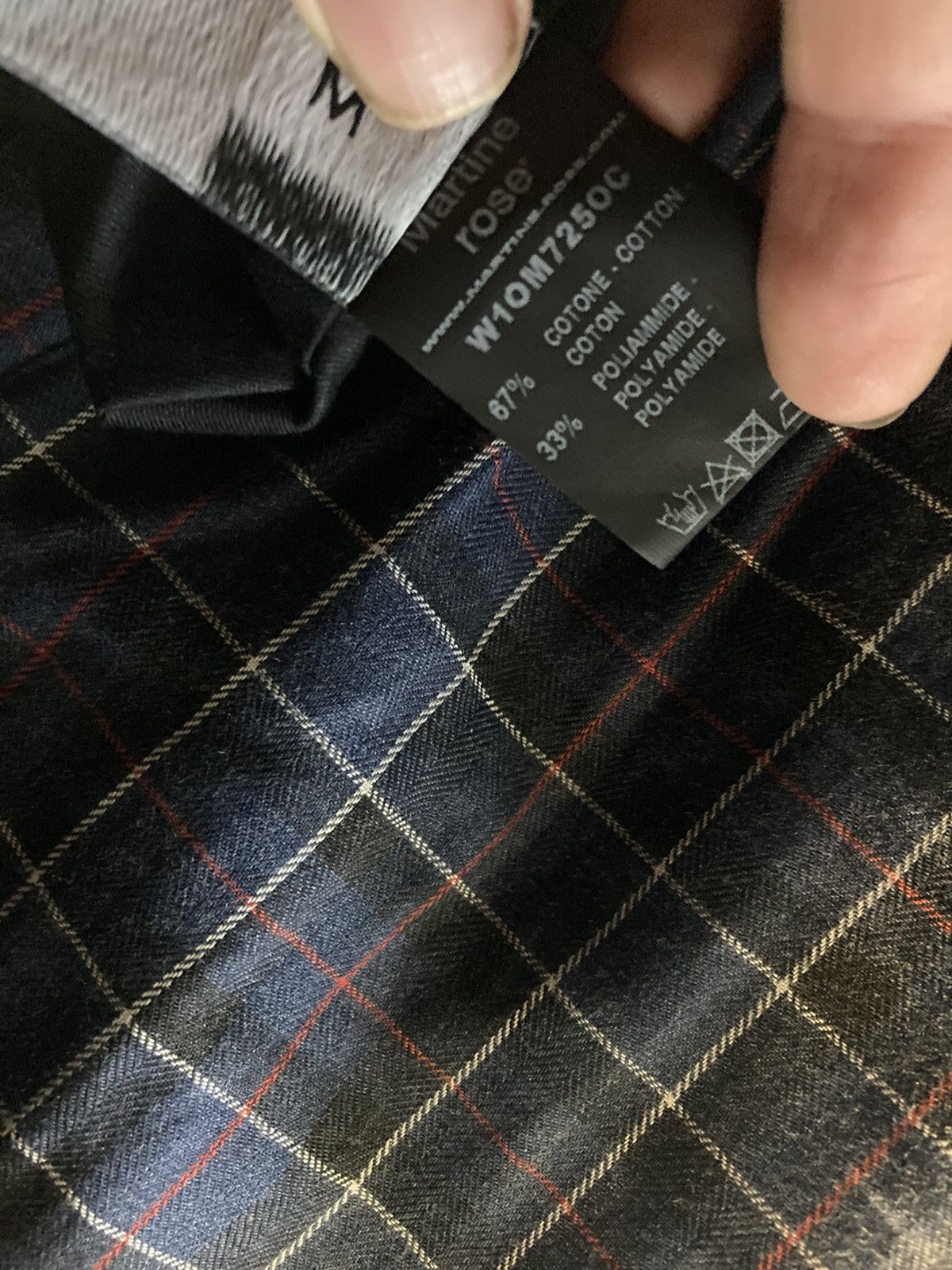 Martine Rose New AW21 Martine Rose Reversible Flannel Tactical Jacket MR Size US M / EU 48-50 / 2 - 14 Thumbnail