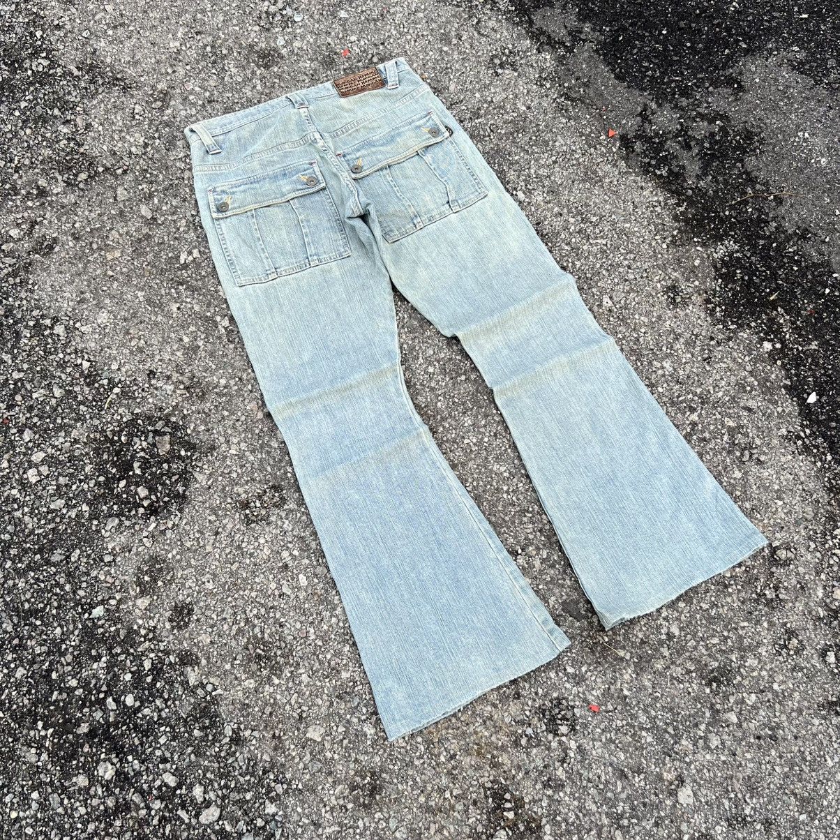 Morgan Homme “MORGAN HOMME” BLUE FLARE JEANS Size US 30 / EU 46 - 12 Thumbnail