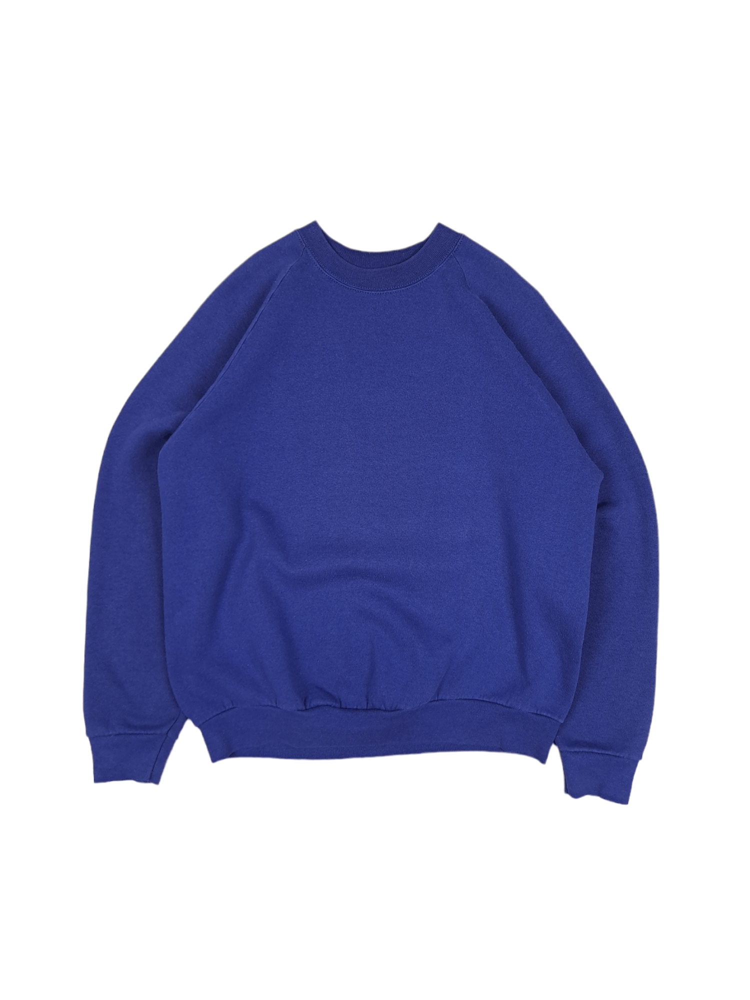 Japanese Brand × Vintage 💎 Vintage FOTL Boxy Navy Blue Crewneck Blank Sweatshirt Size US L / EU 52-54 / 3 - 1 Thumbnail