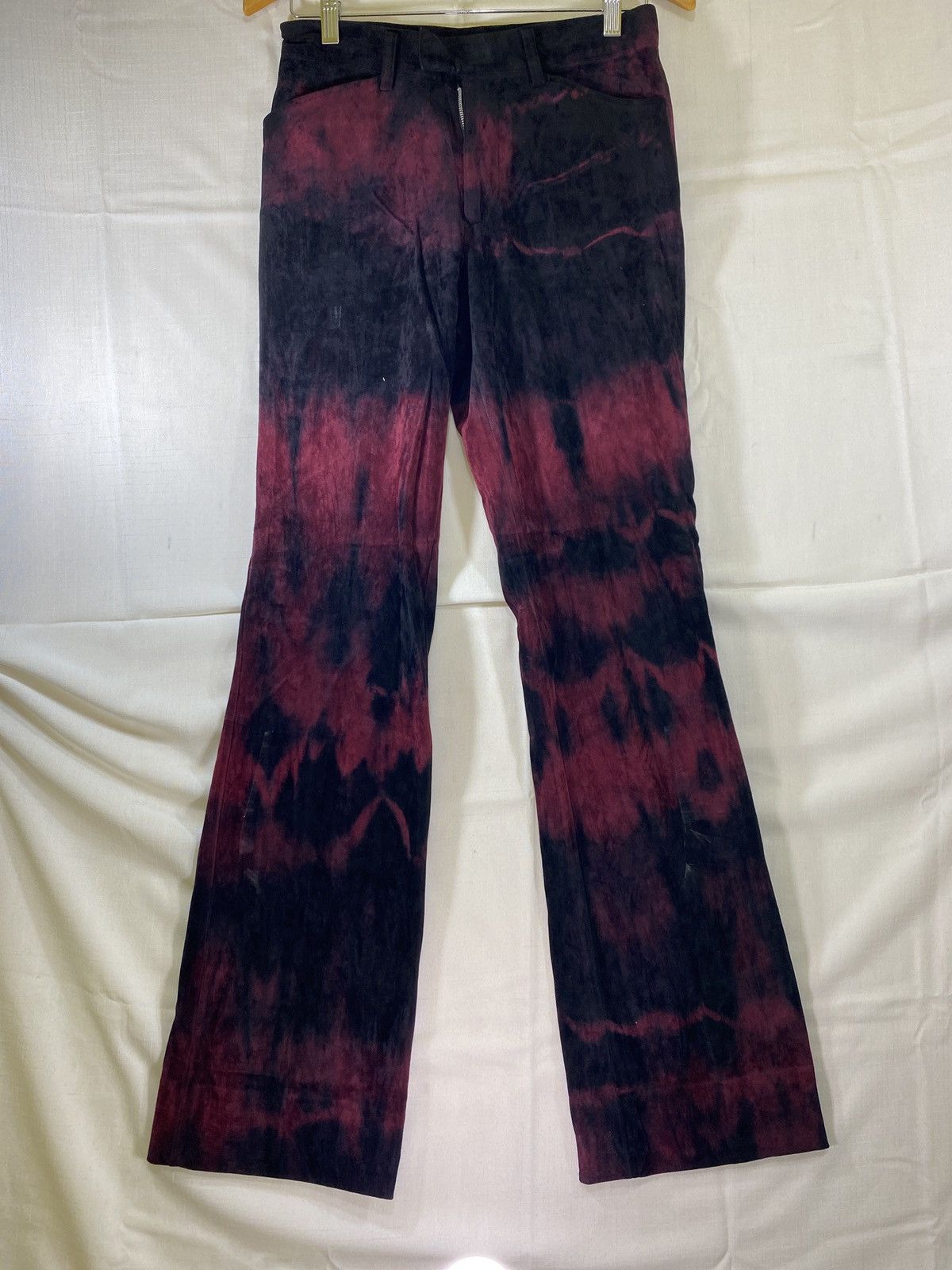 5351 POUR LES HOMMES velvet gradiant flared pants Size US 31 - 1 Thumbnail