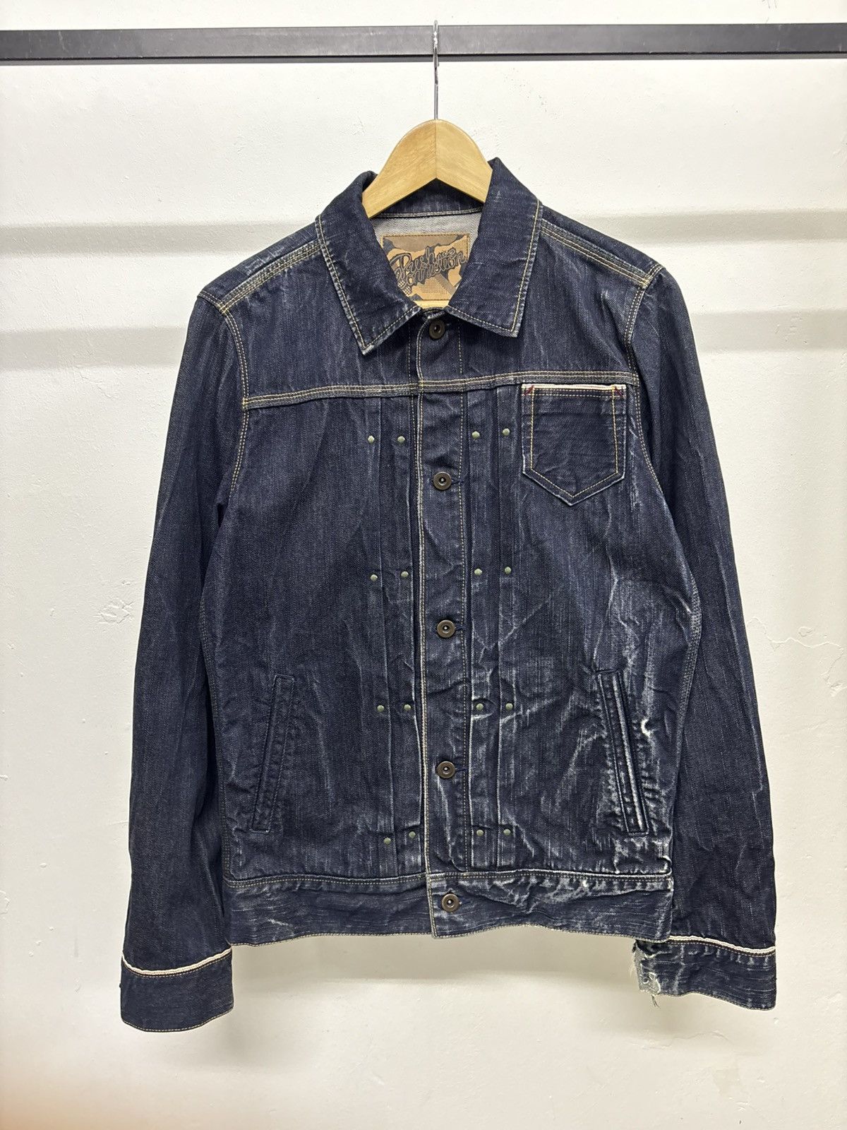 Japanese Brand Japan Selvedge Denim Jeans Type 2 II Distressed Jacket Size US S / EU 44-46 / 1 - 4 Thumbnail