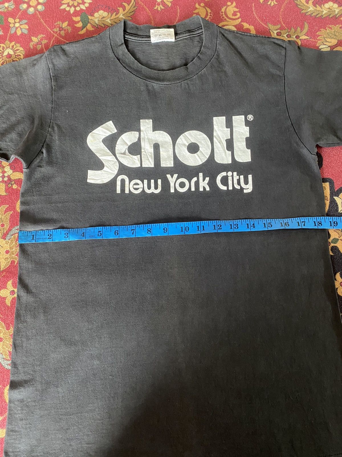Schott 🔥RARE🔥Vintage 80’s Schott New York City Big Logo Size US S / EU 44-46 / 1 - 8 Thumbnail