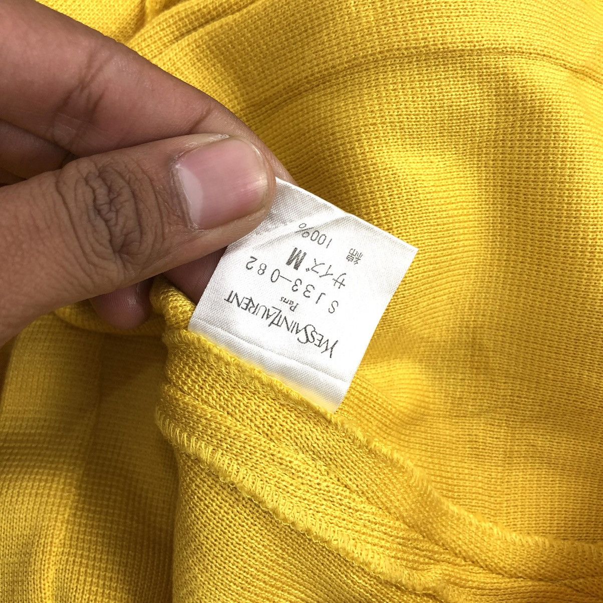 Vintage × Yves Saint Laurent VINTAGE YVES SAINT LAURENT PARIS YSL LUXURY CROP BUTTON UP Size M / US 6-8 / IT 42-44 - 6 Thumbnail