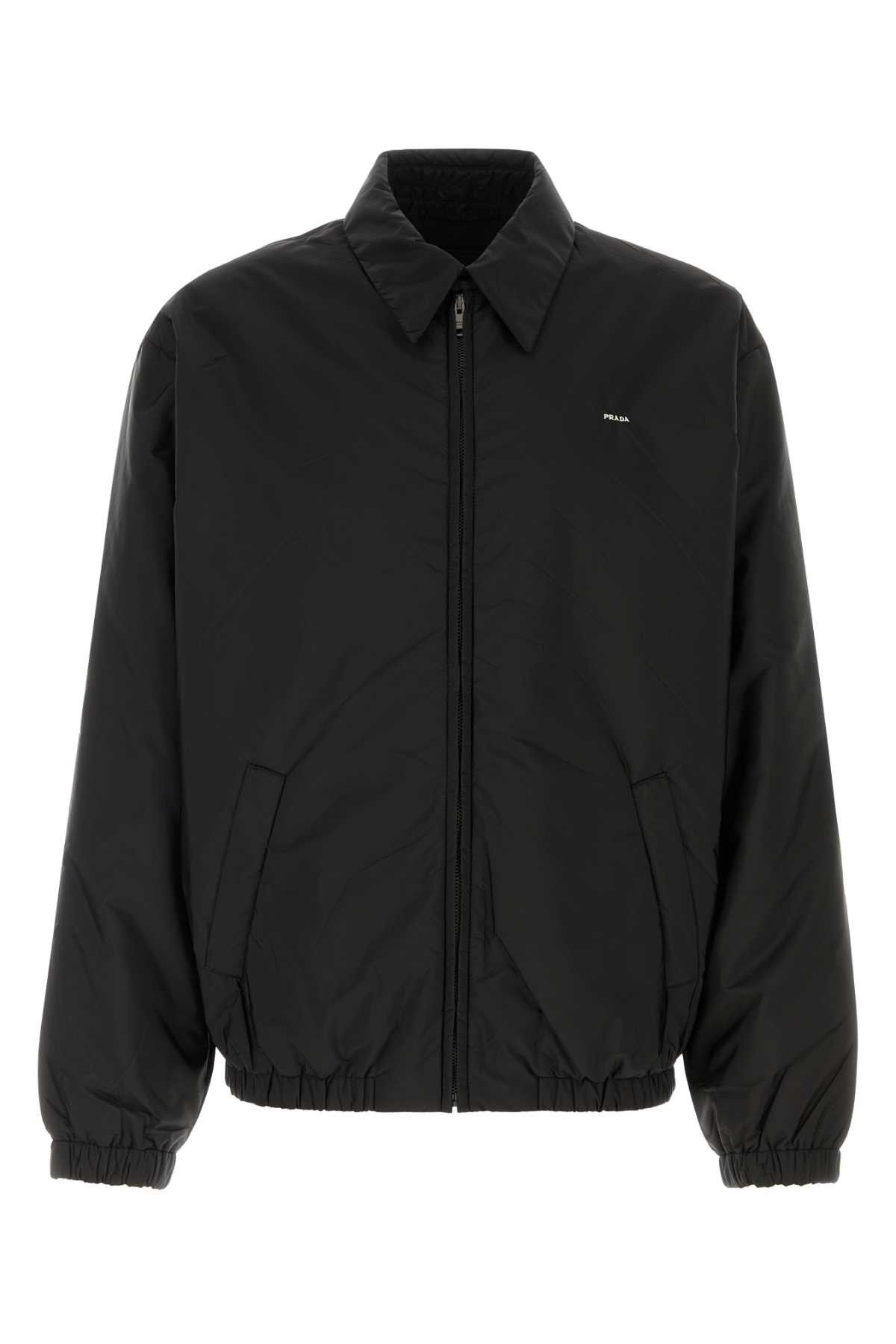 Black Re-Nylon Padded Jacket